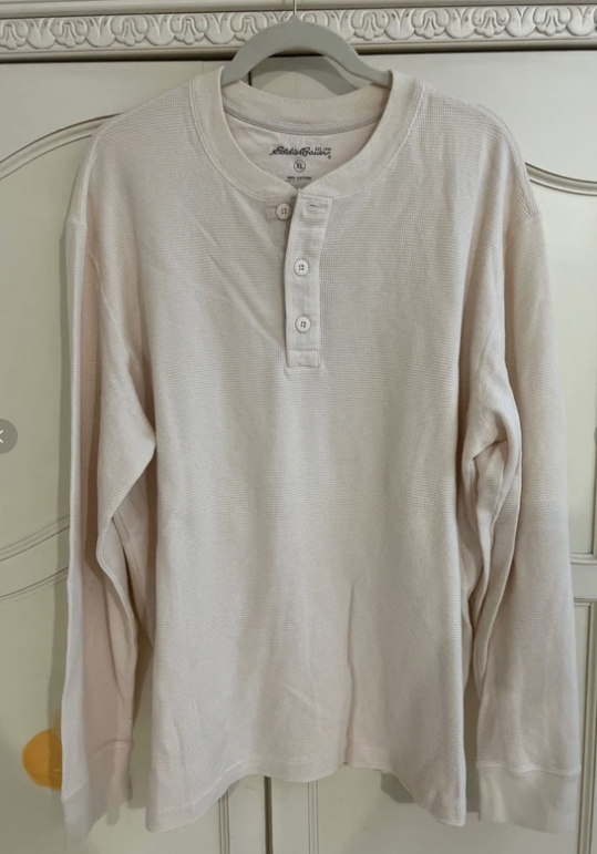 long-sleeve henley shirt