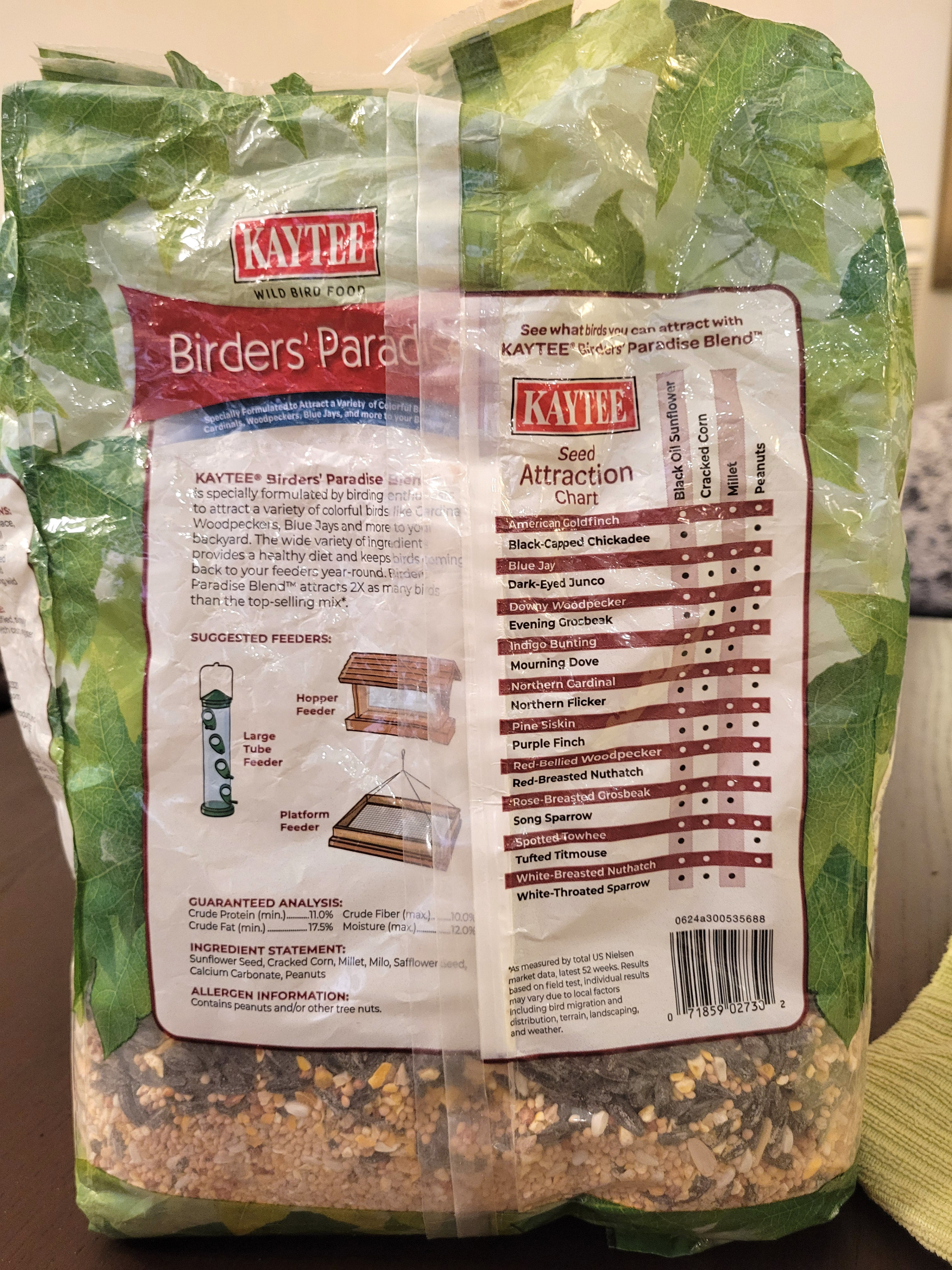 Copper Bird Feeder with seeds - photo 5