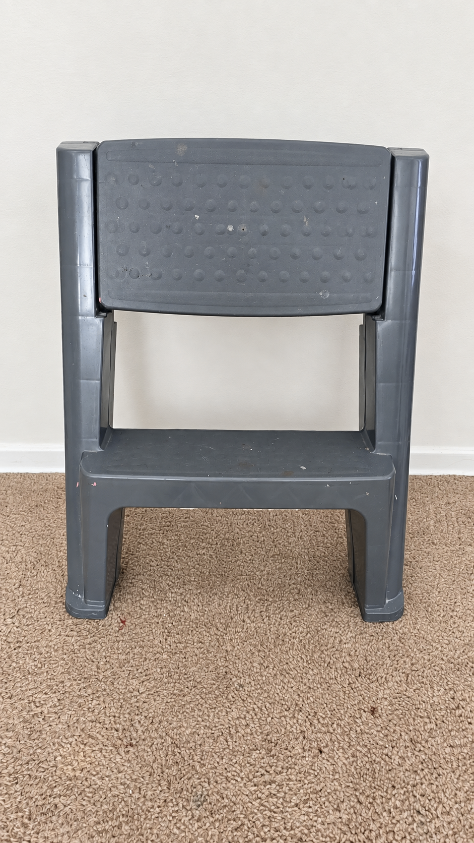 2-Step Heavy Duty Plastic Folding Step Stool (Dark Grey) - photo 4