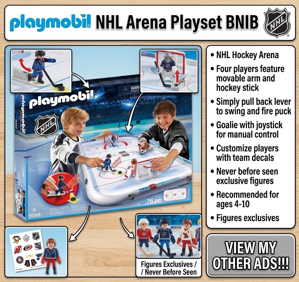 Playmobil NHL Arena Playset BNIB