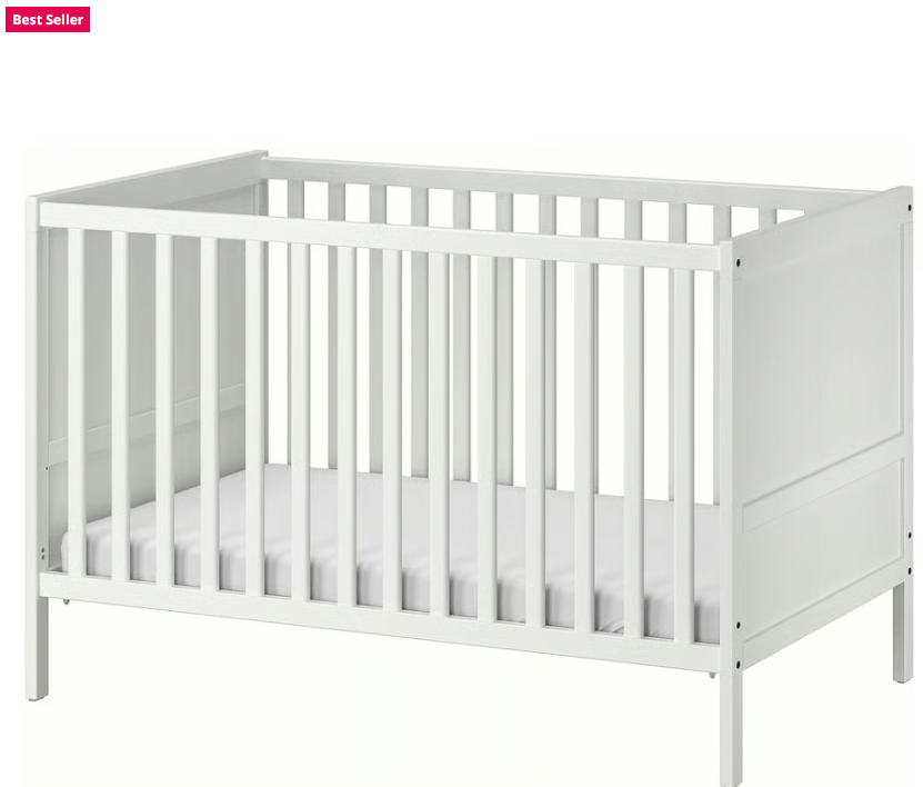 Ikea Crib + Mattress
