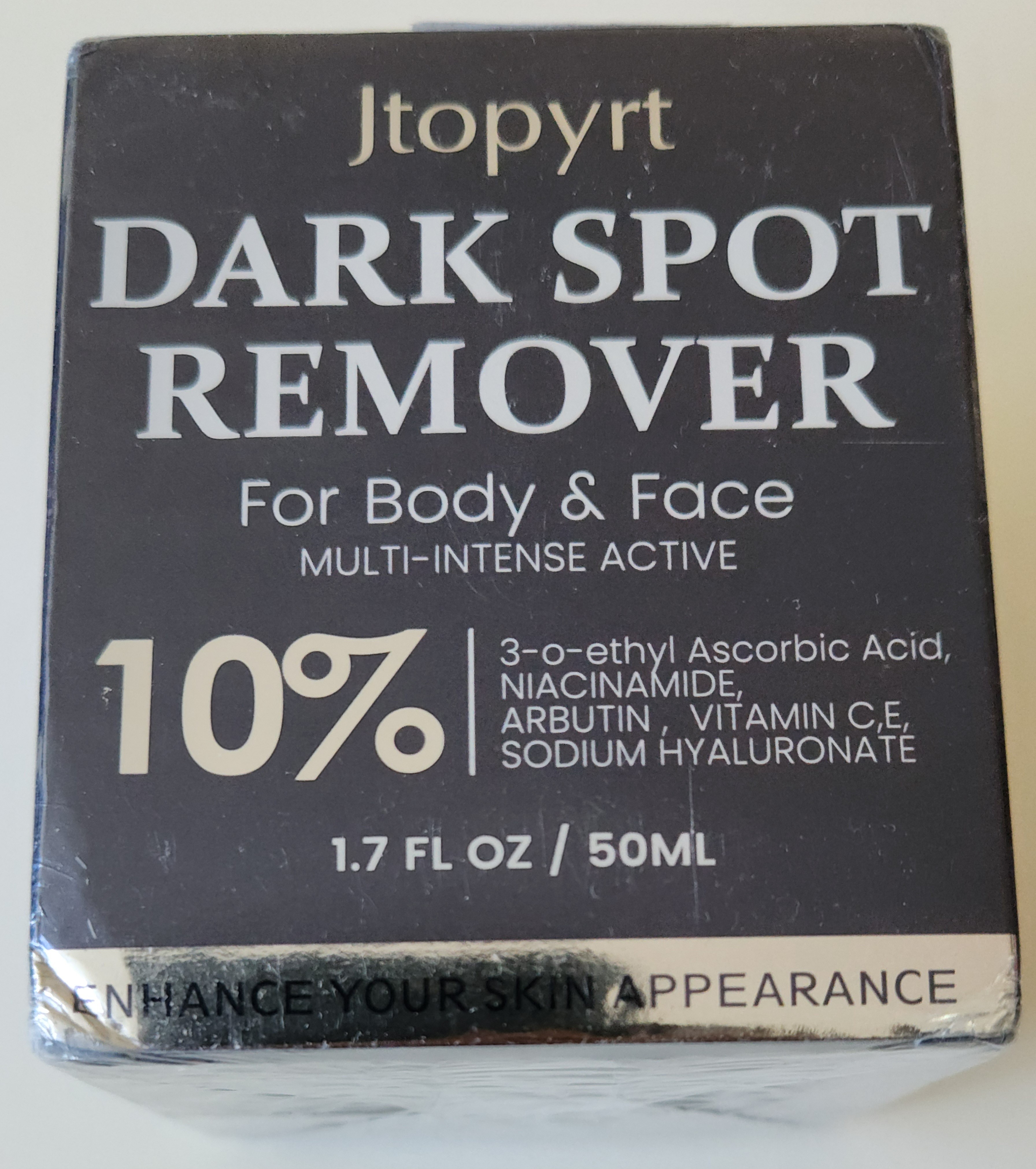 Jtopyrt Dark Spot Remover 10% – Face & Body | New Sealed 50ml