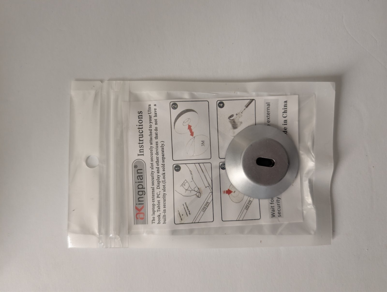 Laptop Combination Cable Lock - Keyless, New in Box (Kingpian) - photo 3