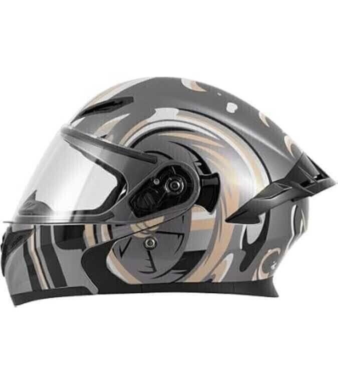 New VCAN VX28 Full Face Flip-Up Motorcycle Helmet ECE & DOT, L - photo 3