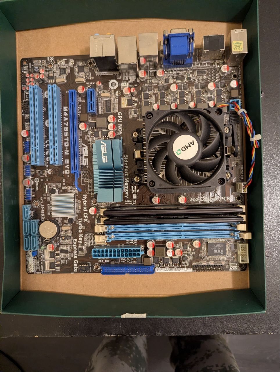 AMD Athlon II X2 250 CPU, AM3 Motherboard, and DDR3 RAM Bundle