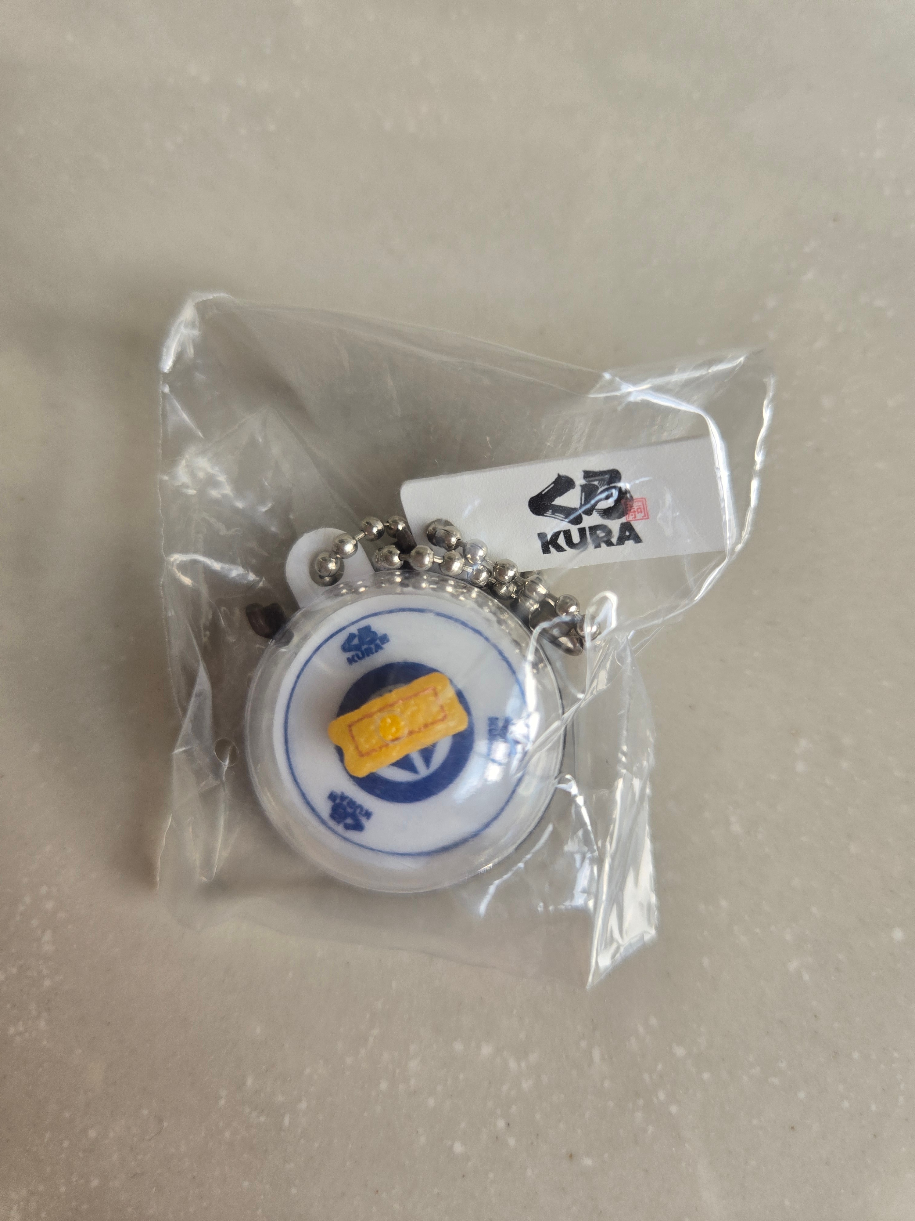 Tamago Egg Sushi Kura Sushi Keychain Charm - photo 2