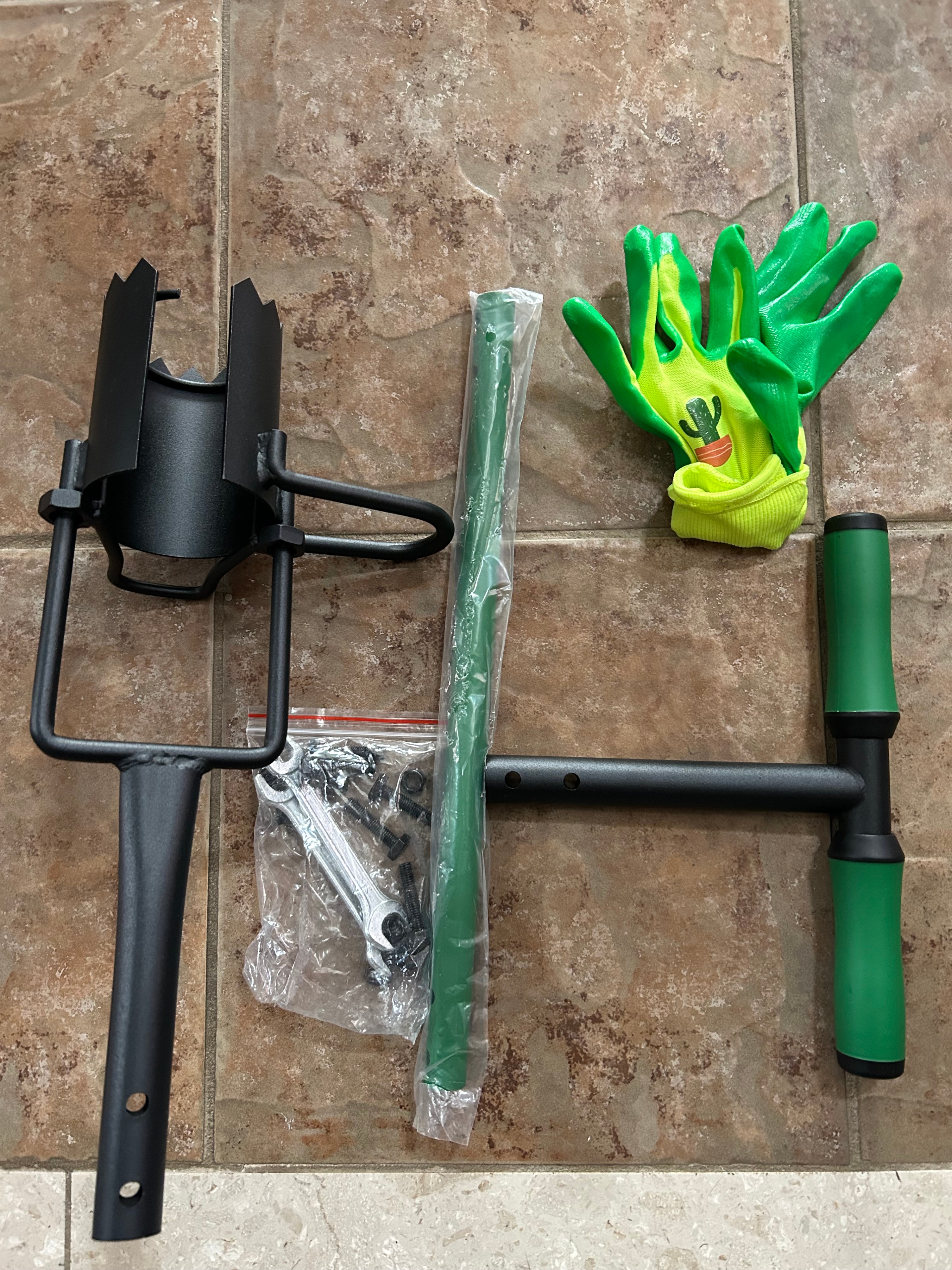 Manual Bulb Planter with Gardening Gloves