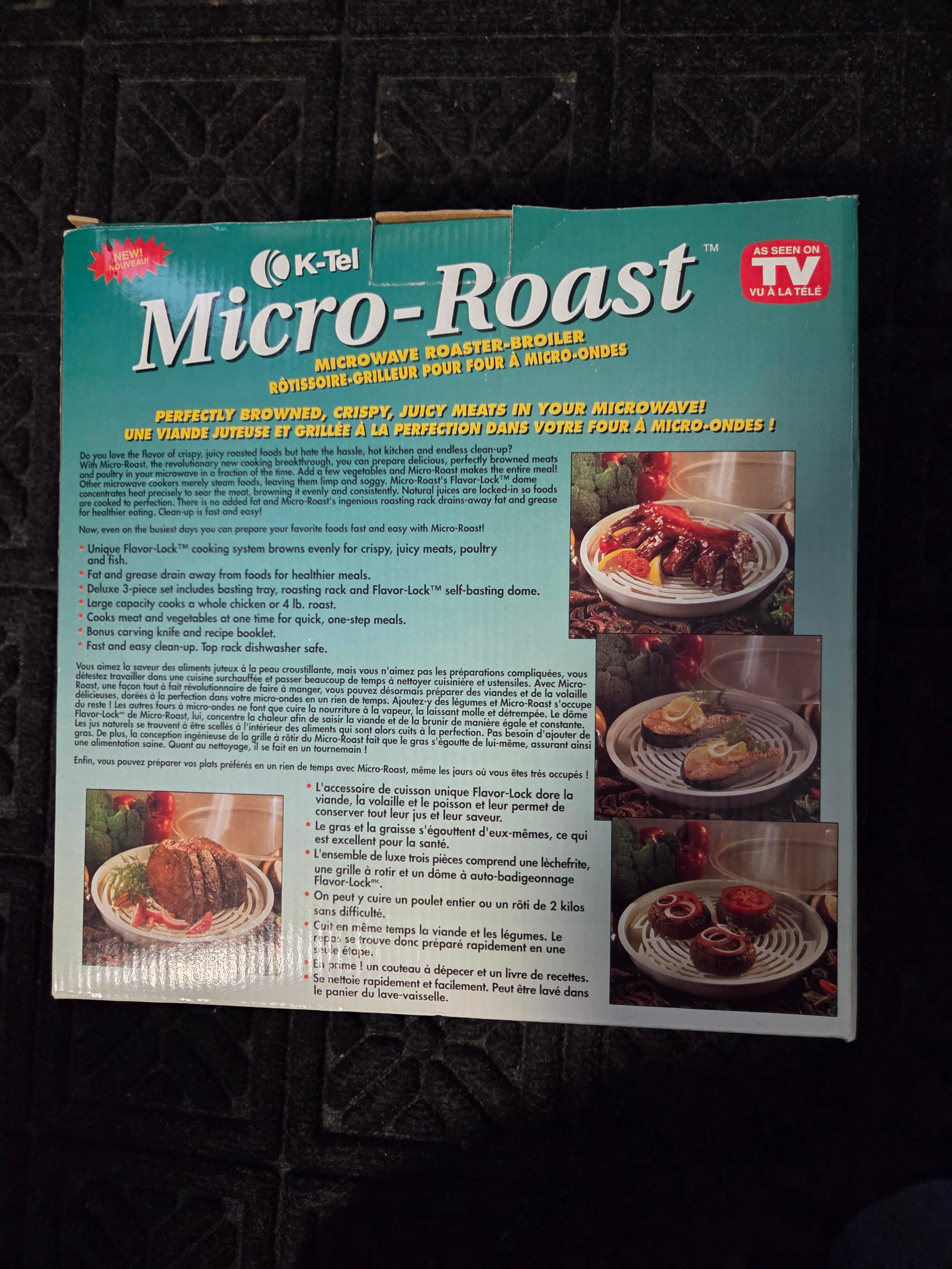 K-Tel Micro-Roast Microwave Roaster-Broiler - photo 4