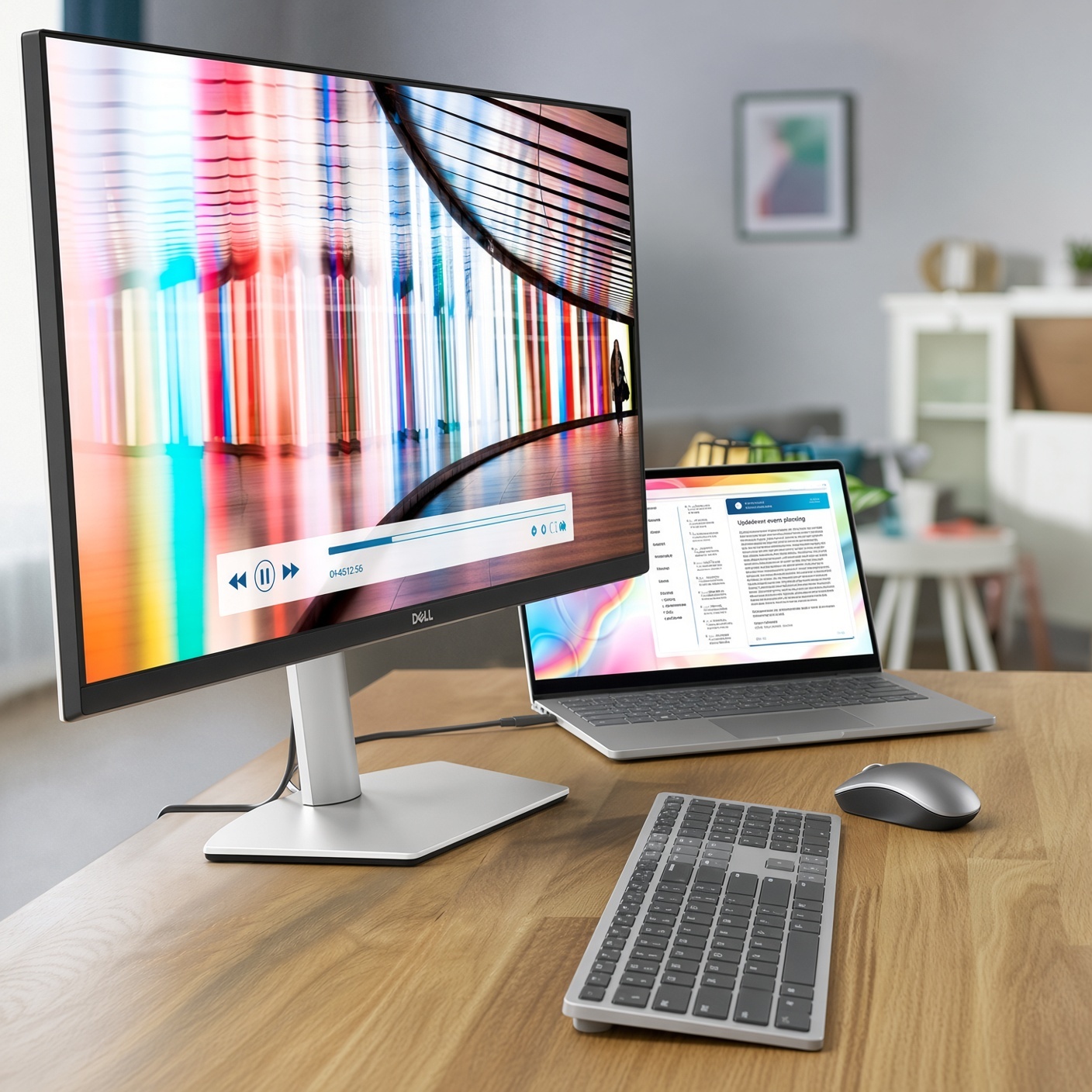 WFH Set: Vari Standing Desk + Chair + Dell 27" Monitor + Stand - photo 4