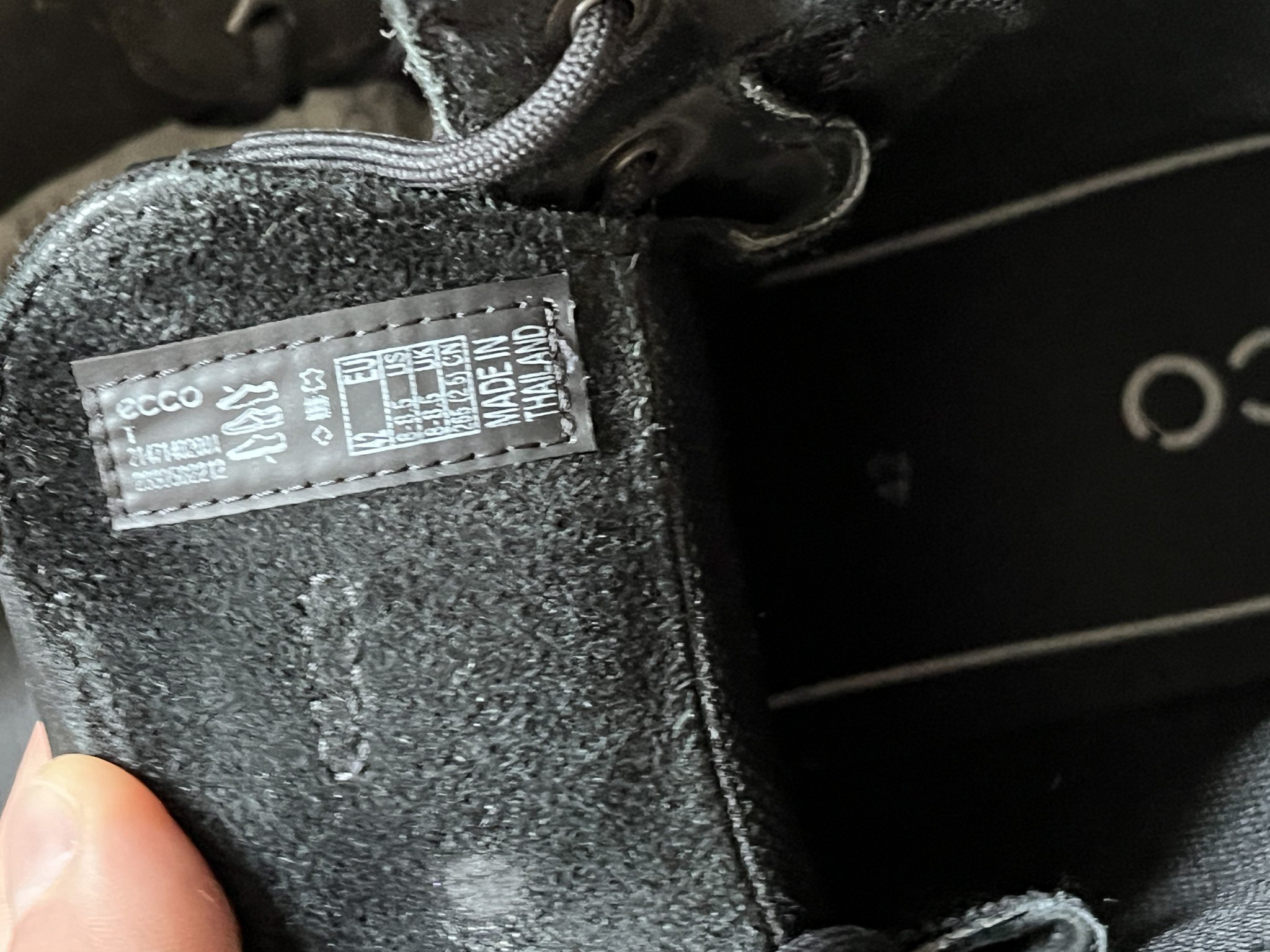 ECCO Black Lace-Up Boots – EU 42 - photo 4