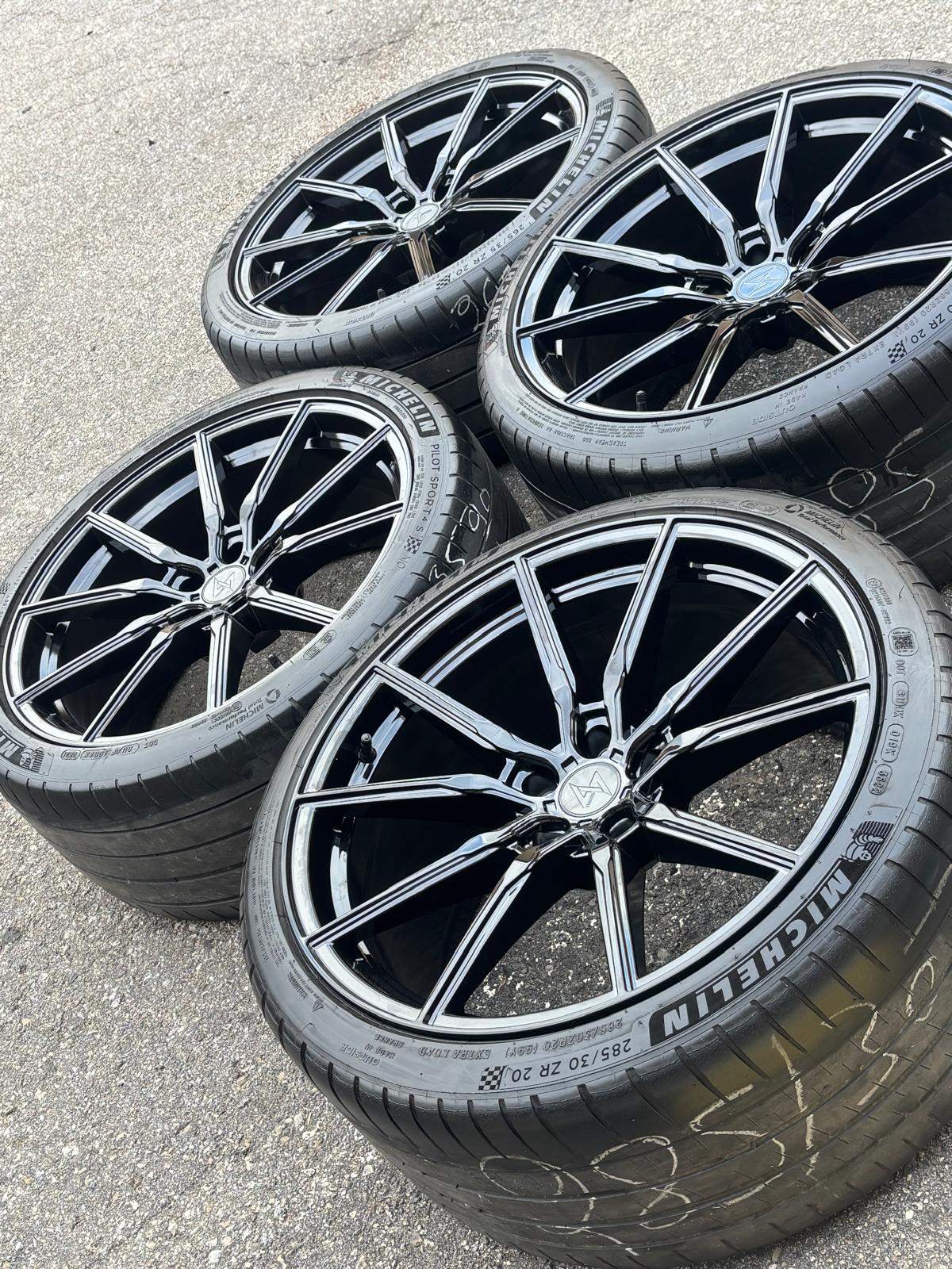 NEW 20”SENTALI(5x114)+used Michelin-MUSTANG/Maserati/Genisis/350 - photo 3