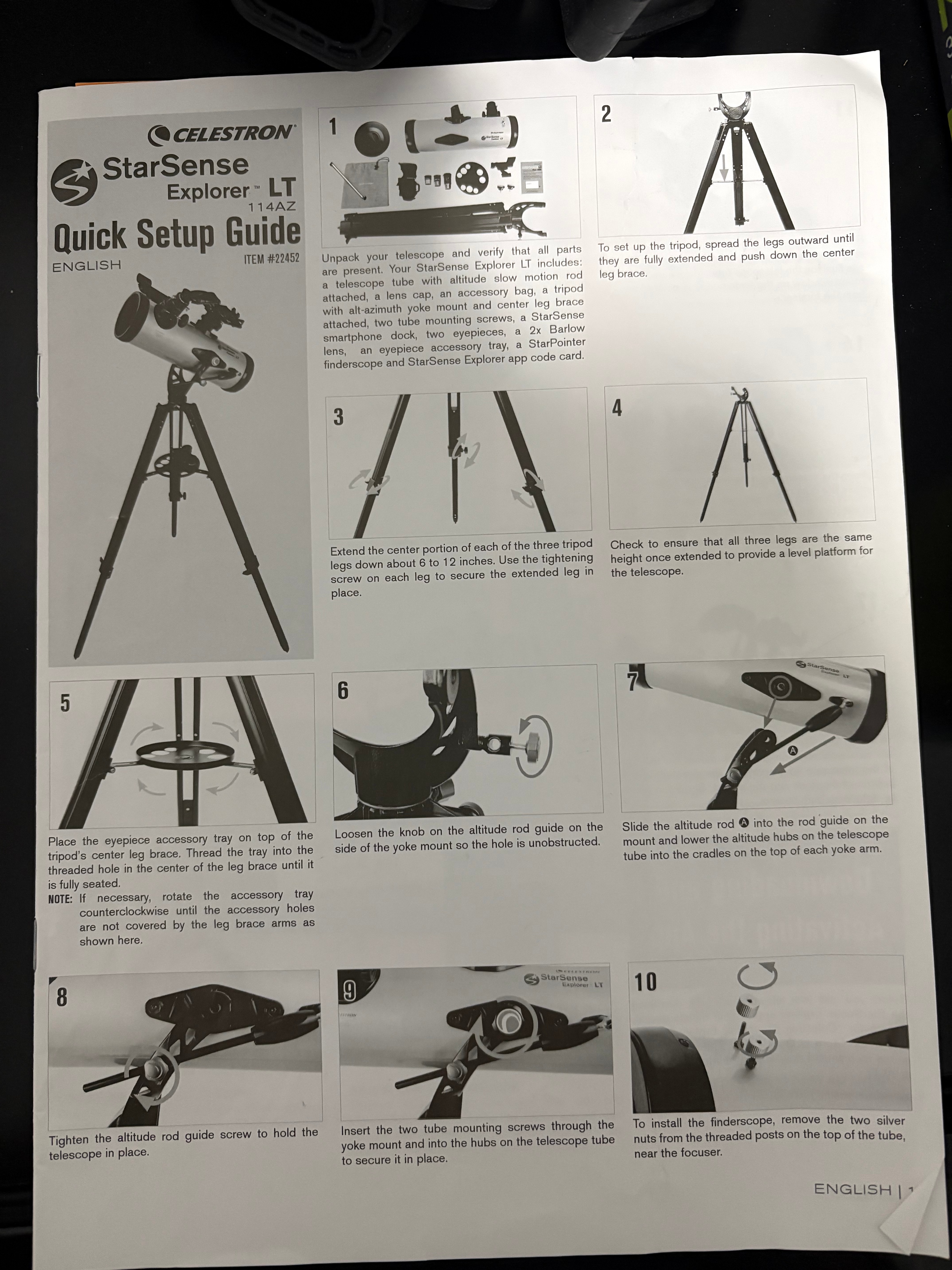 Celestron StarSense Explorer LT 114AZ Telescope Bundle - photo 4