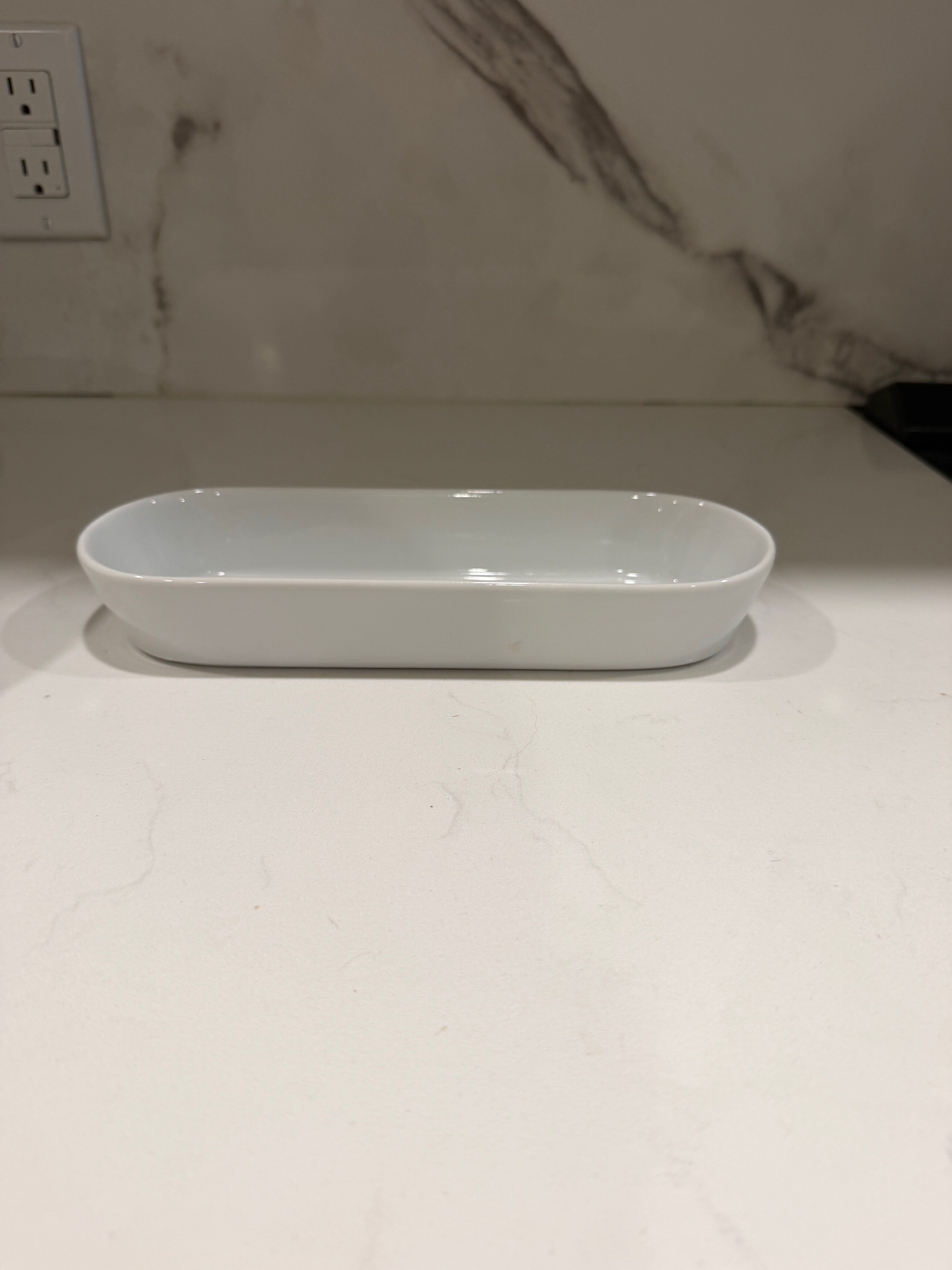 White Ceramic Serving Dish