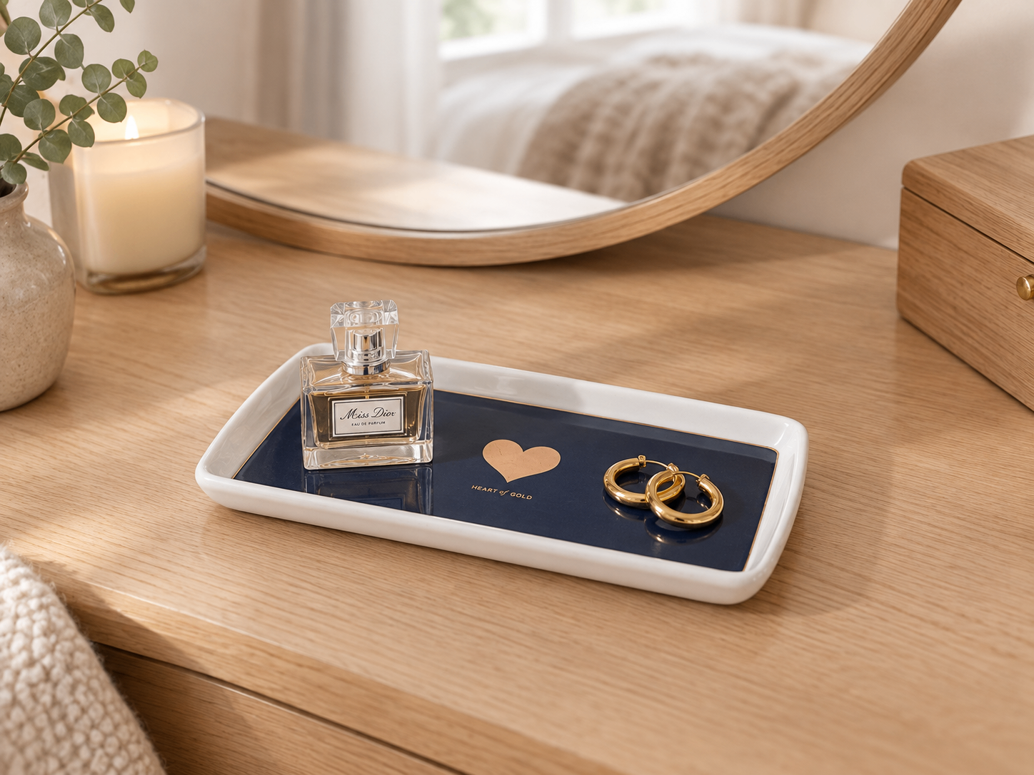 Ceramic Vanity / Jewelry Tray / Trinket plate - photo 4