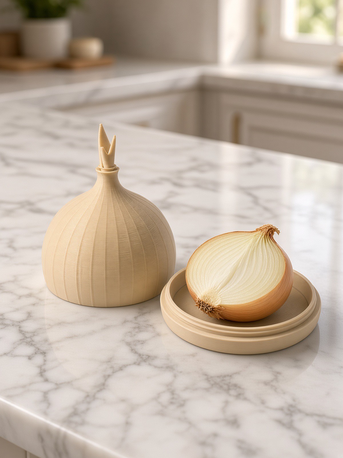 Onion Storage Box with Lid, 3D Printed - photo 2