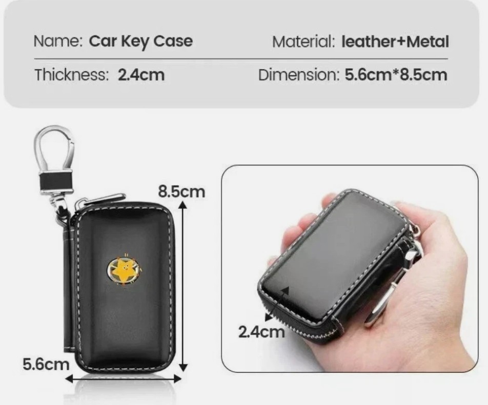 Car Key Case Bag Keychain Remote Key Fob Cover for Toyota - photo 2