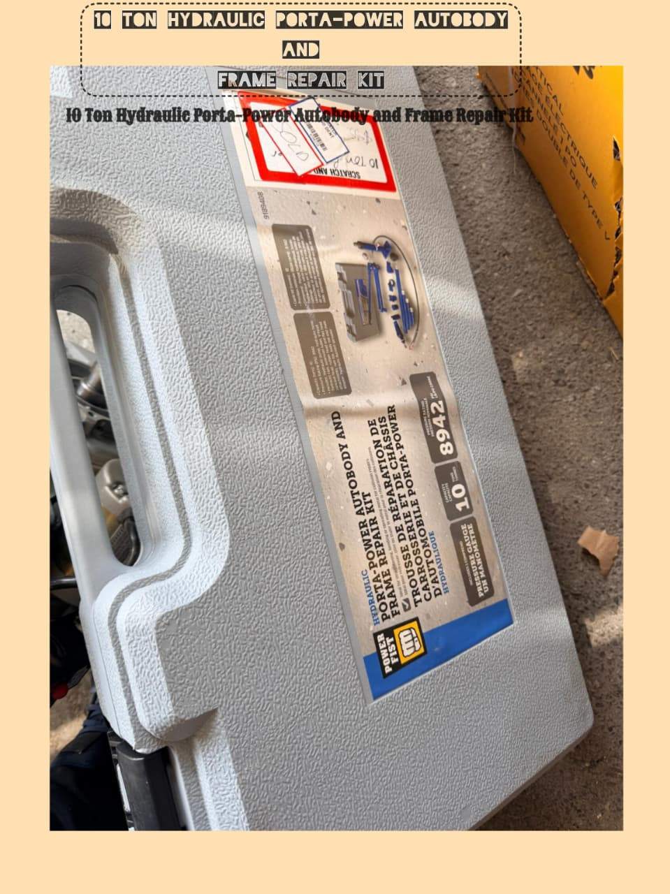 10-Ton Hydraulic Porta-Power Auto Body Kit