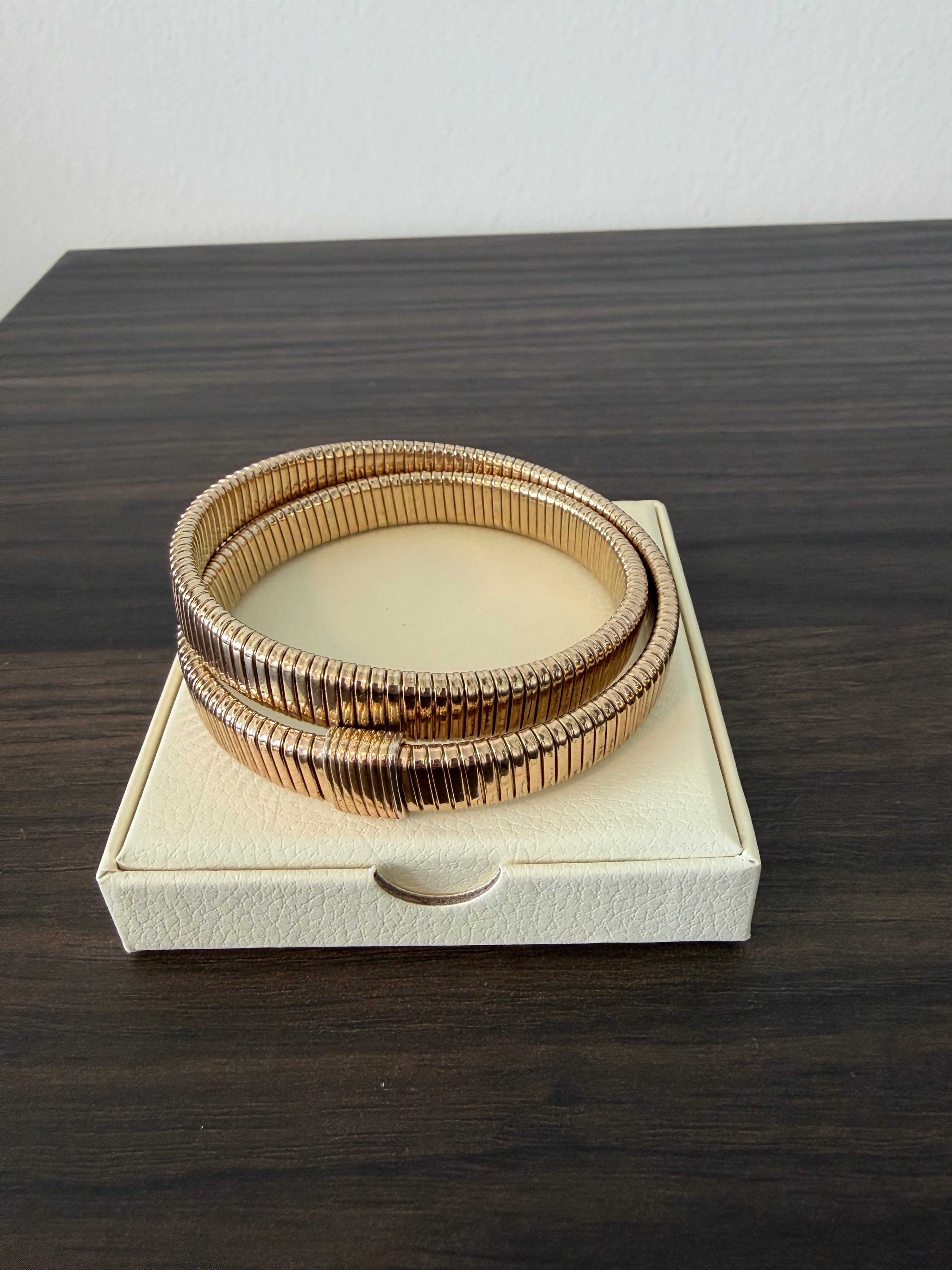 J.Crew Rose Tone Wrap Cuff Bracelet