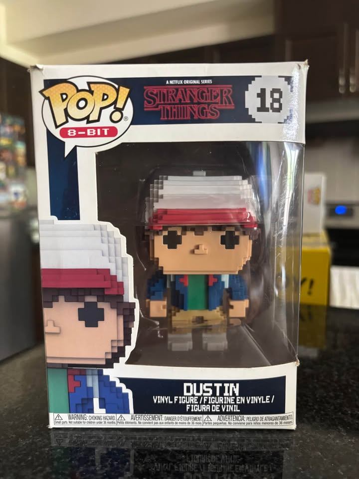 BNIB Funko 8-Bit POP! Stranger Things Dustin #18 - photo 2