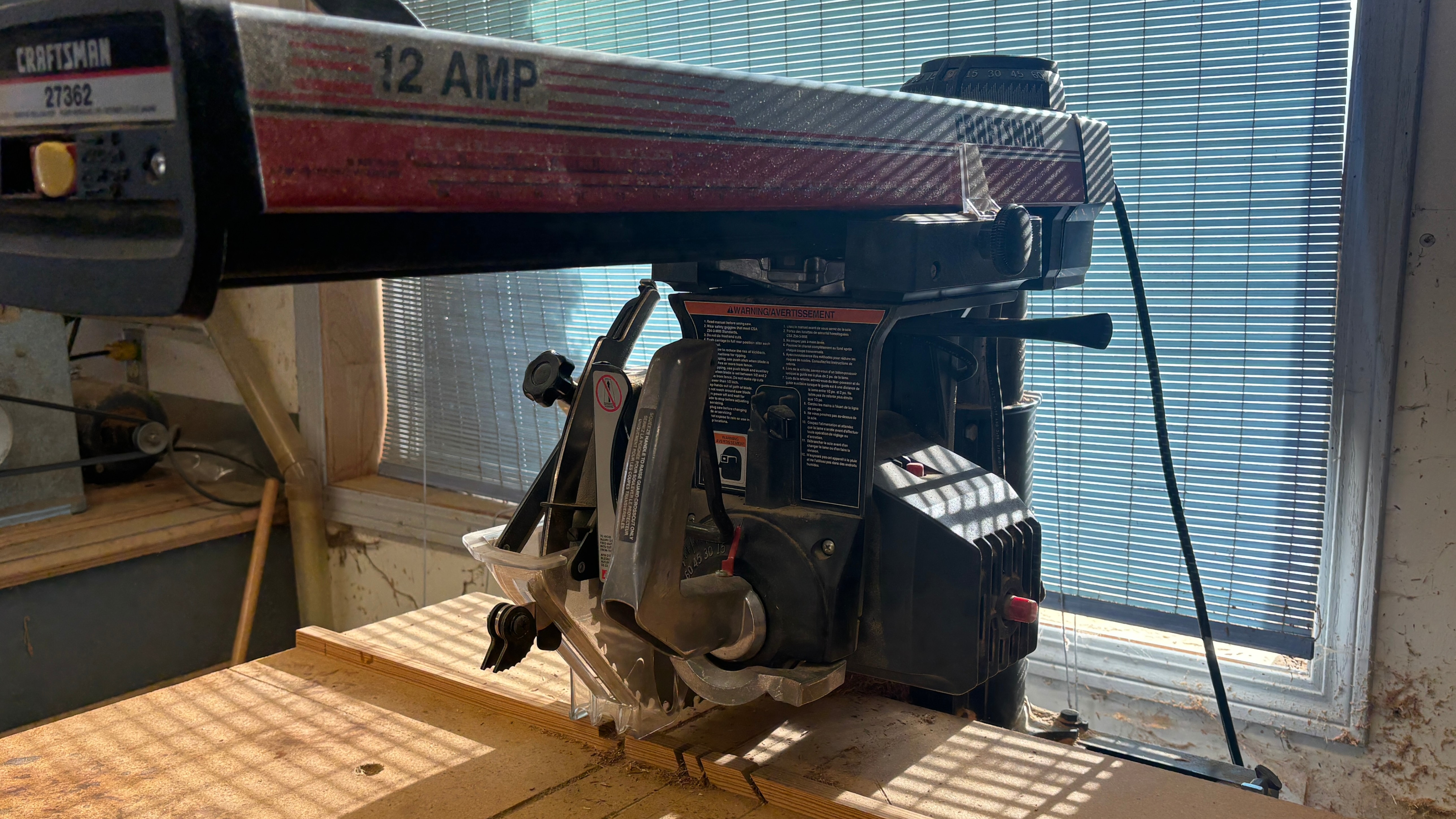 Craftsman 10" 12 Amp Radial Arm Saw - photo 2