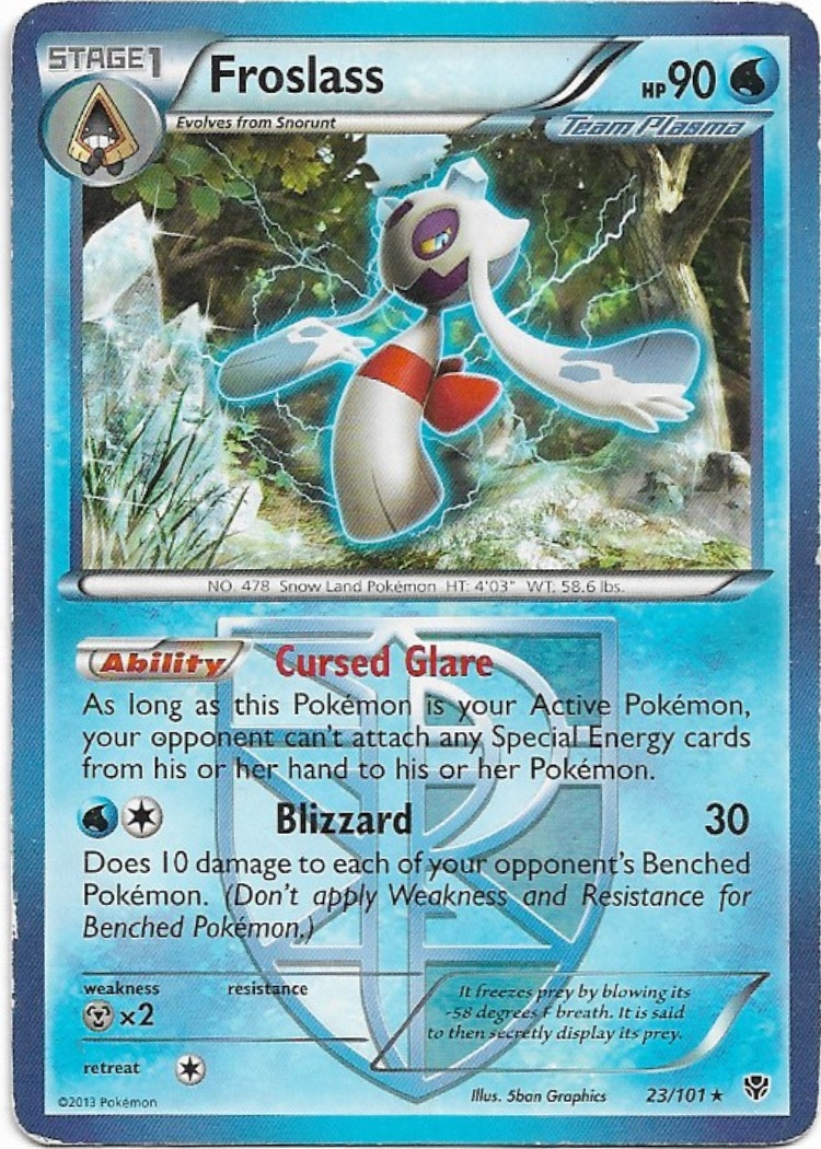 Pokemon Froslass 23/101 Plasma Blast MP