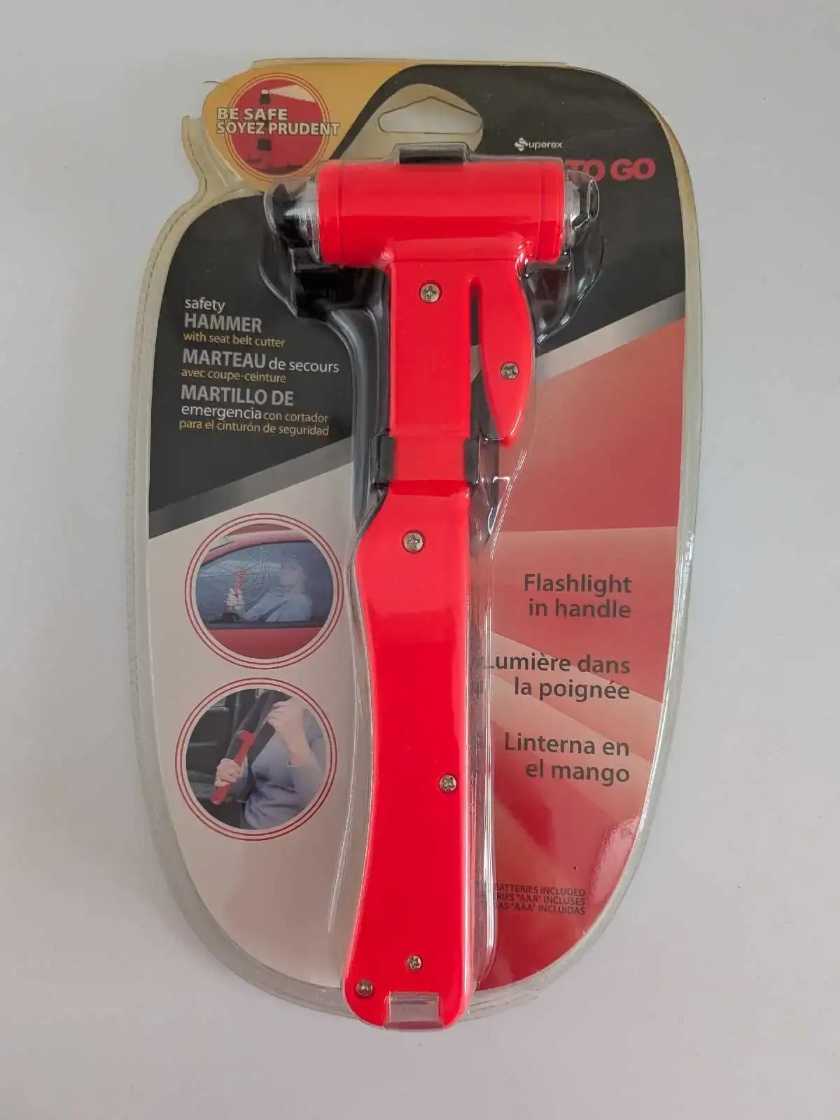 Superex Safe to GO 21-919 Safety Hammer - photo 2