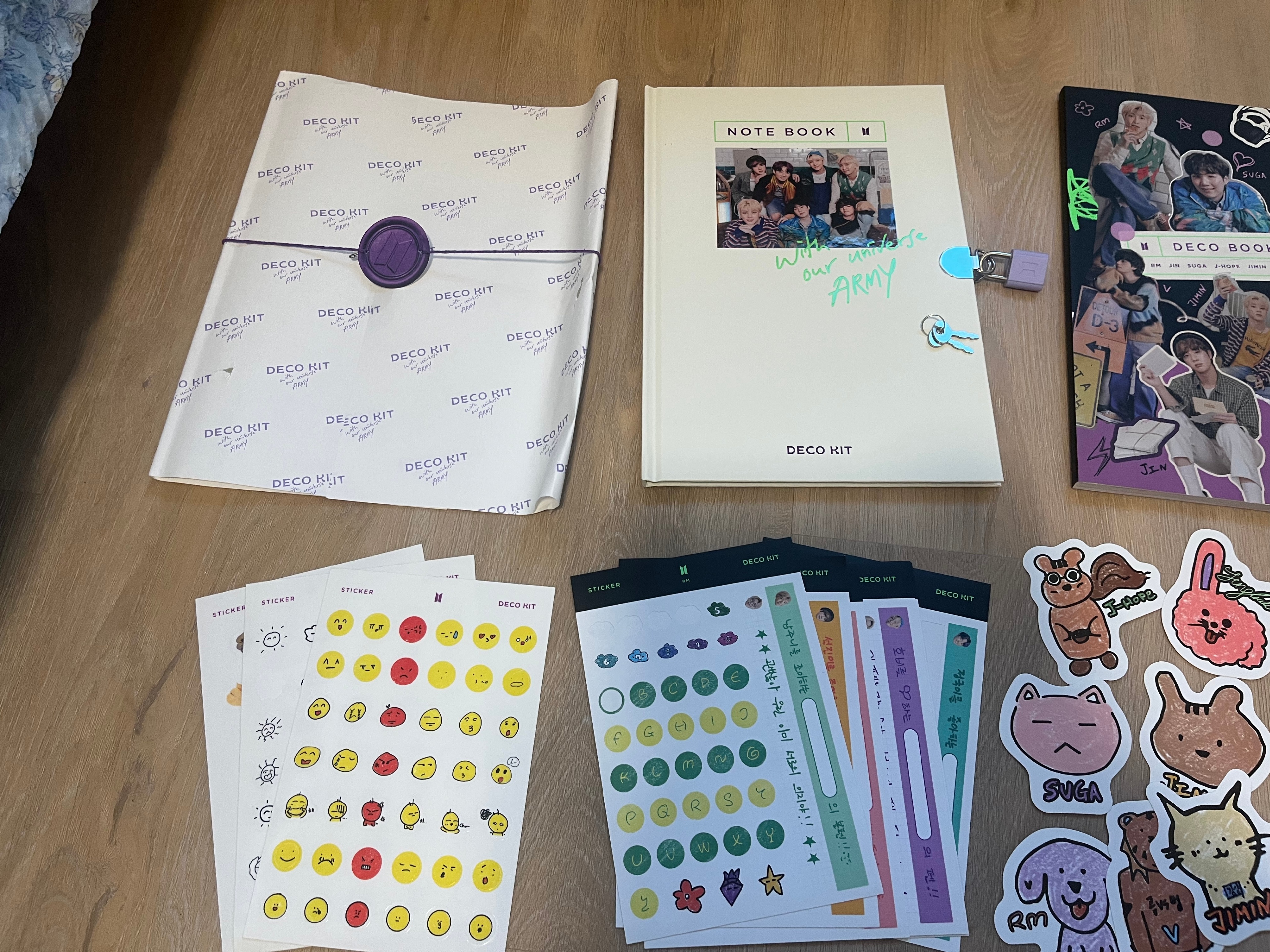 BTS Deco Kit + Photocards – No Box - photo 3