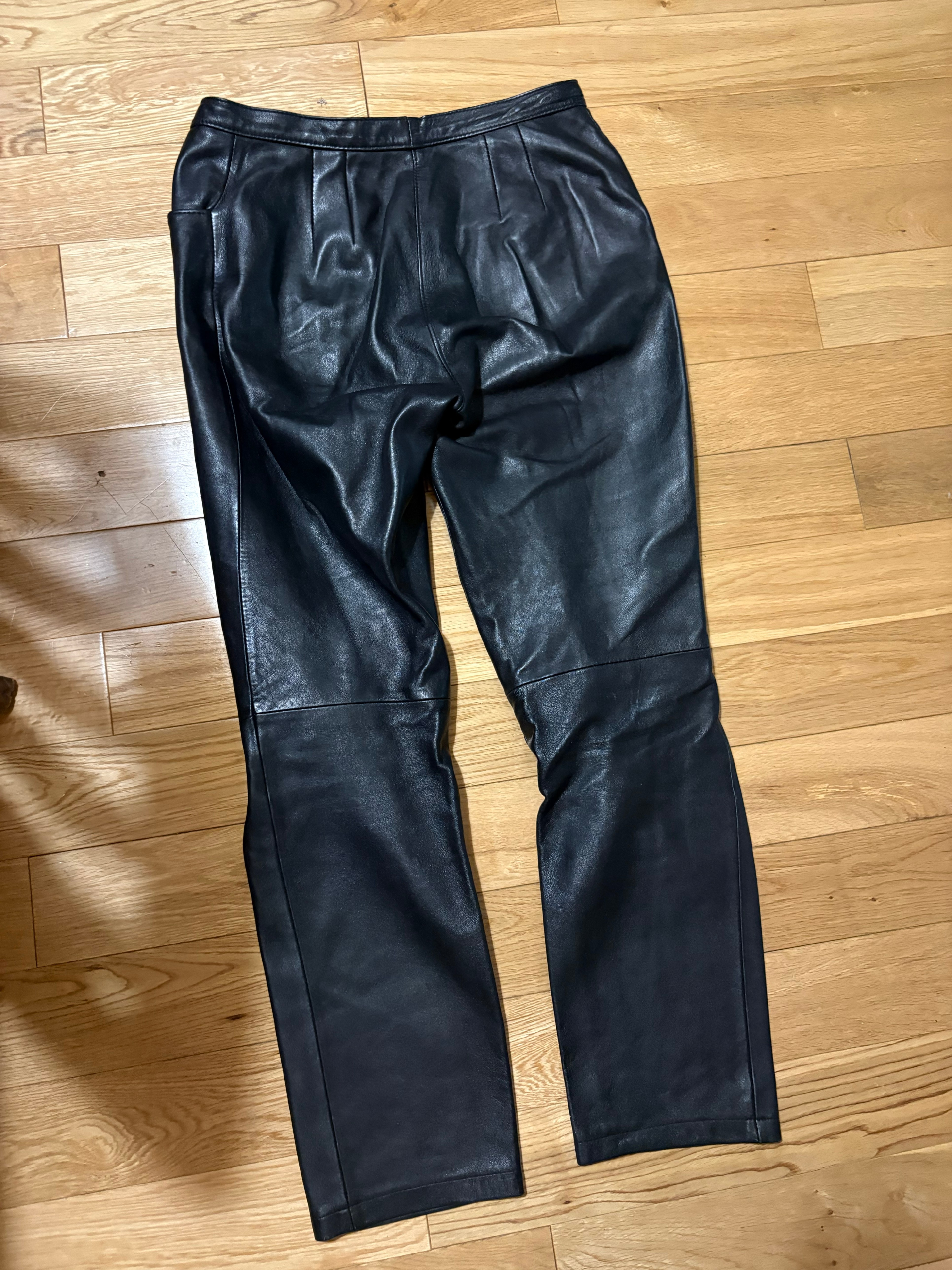 Genuine leather women's pants from UK - photo 2