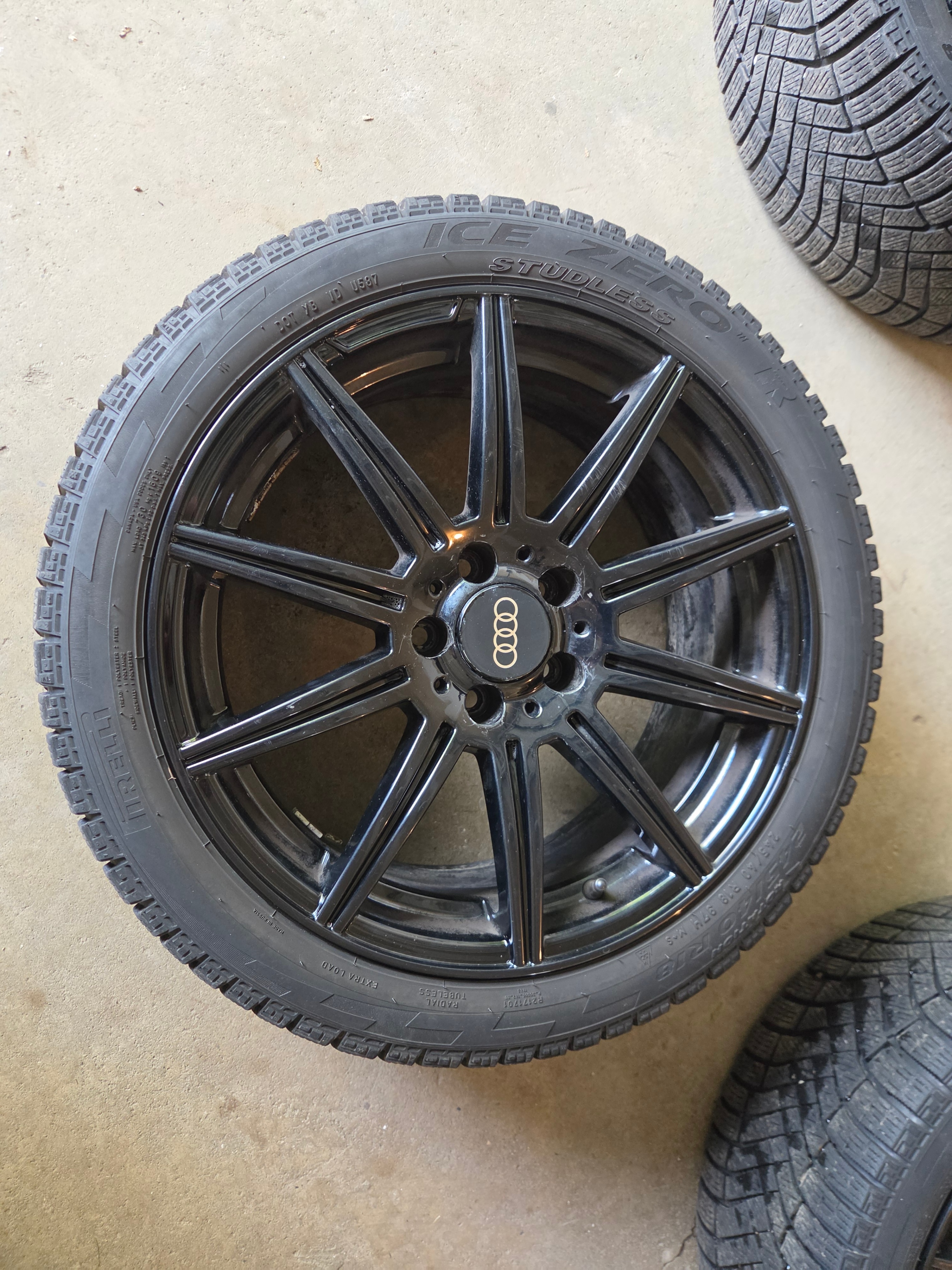 Audi Pirelli Winter Tires and Rims - photo 4