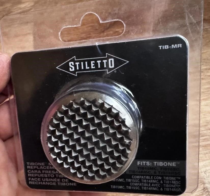 New Stiletto TiBone Milled Steel Hammer Face (Desc for Fitment)