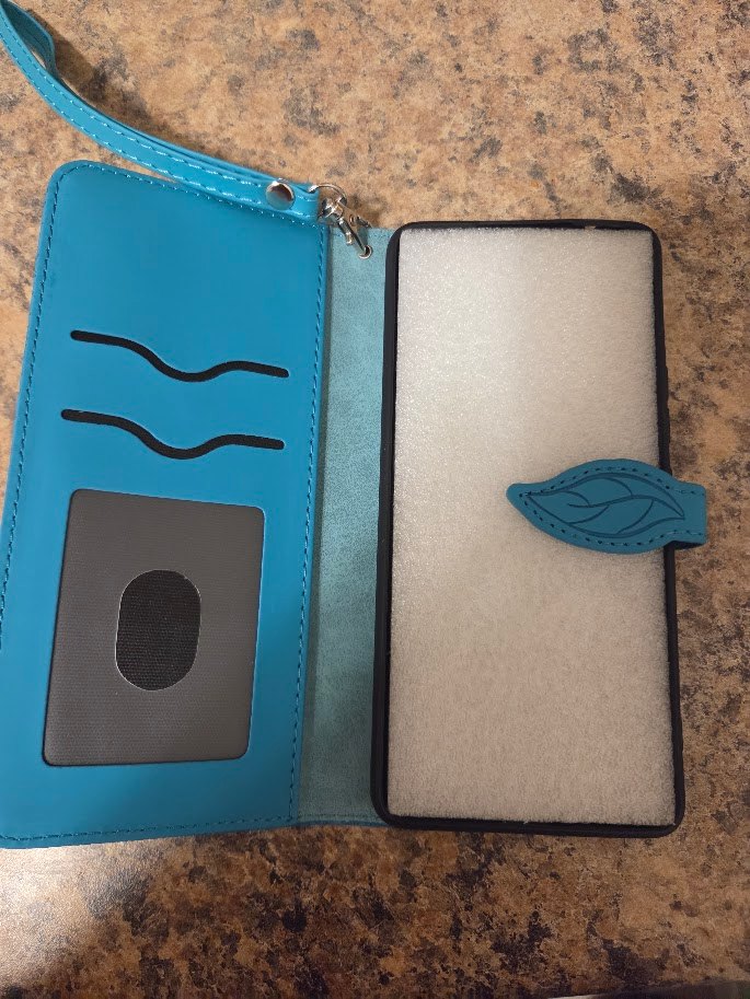 FREE – Turquoise/Blue Phone Wallet Case - photo 2