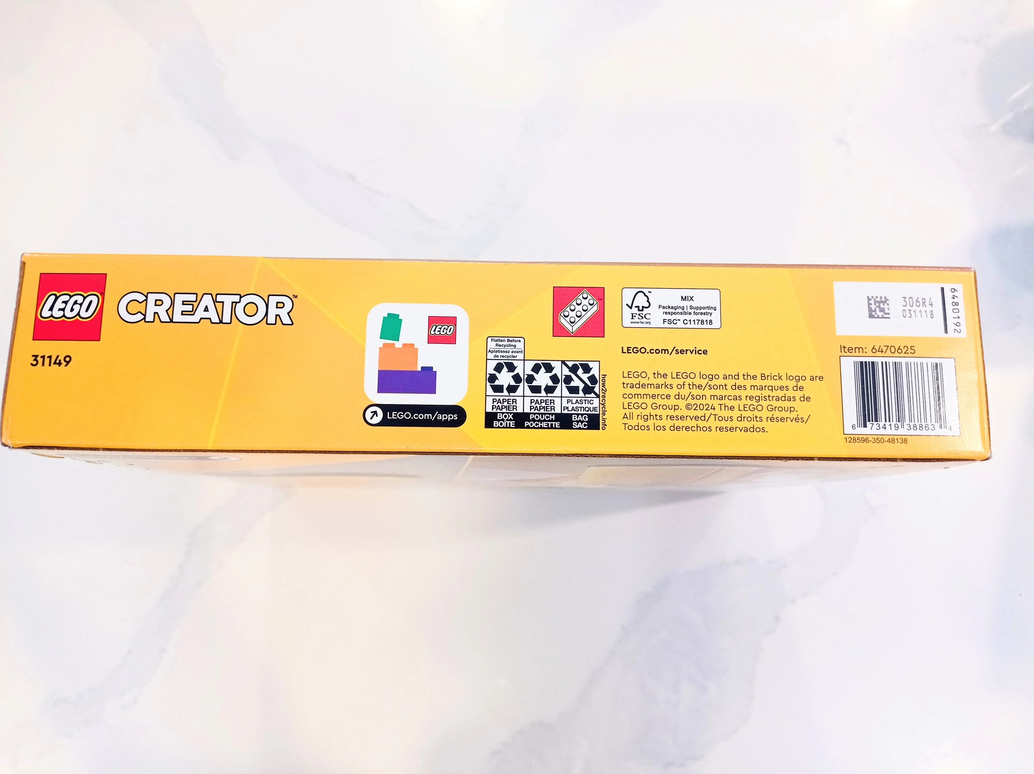 Brand New LEGO Creator 3-in-1 Flowers in Watering Can (Ages 8+) - photo 4