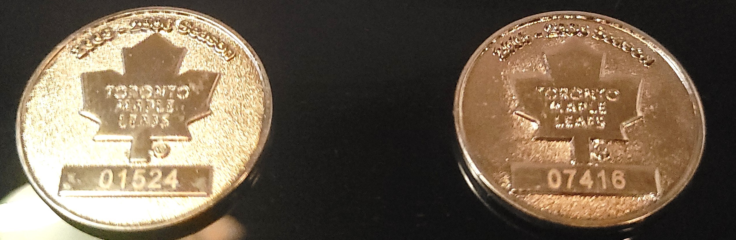 2005 Toronto Maple Leafs BMO Season Collector Coins Medallions - photo 2