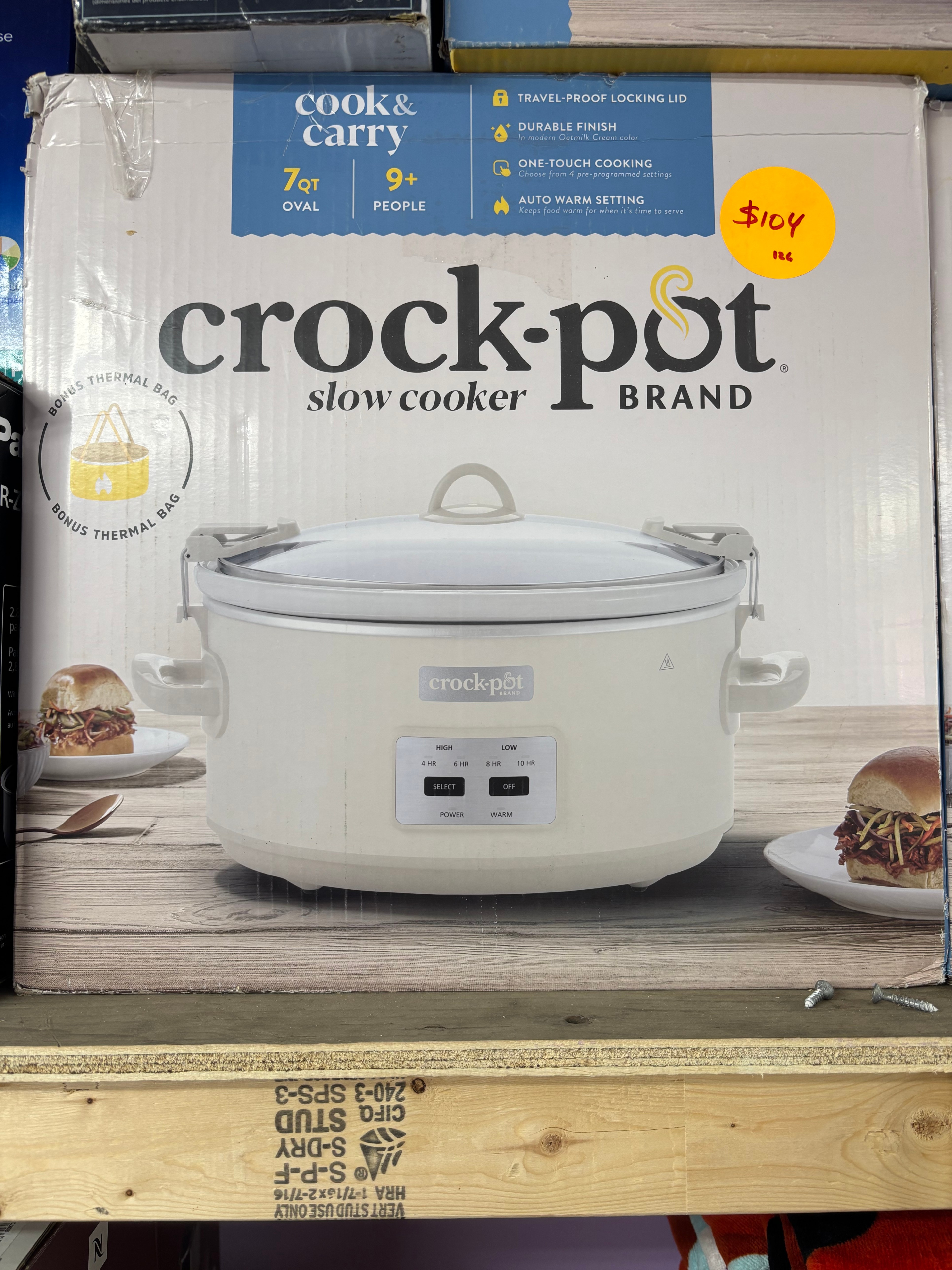 Crock-Pot 7-QT Cook & Carry Slow Cooker + Thermal Bag
