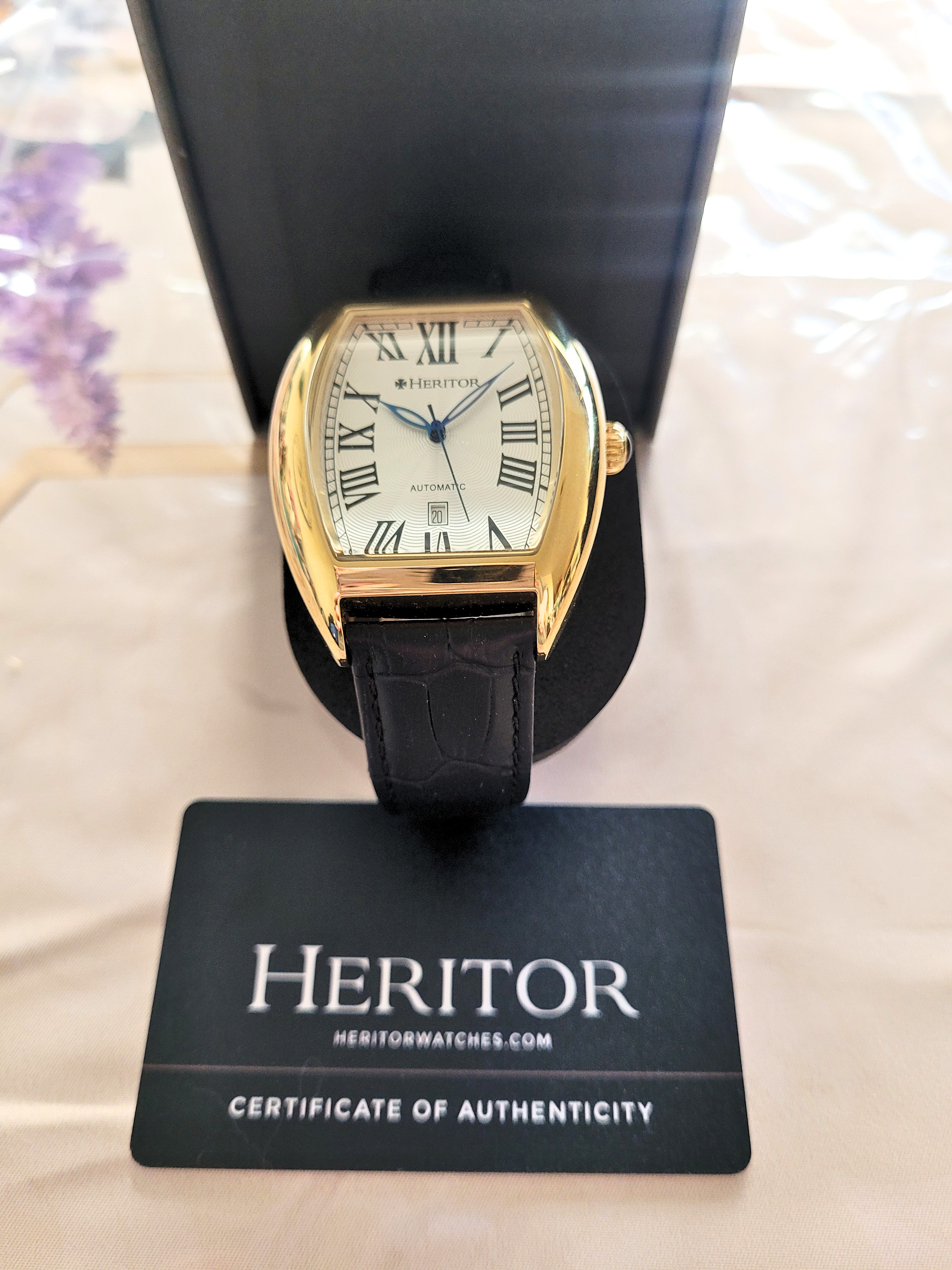Heritor Men's Redmond Automatic Leather Watch - photo 4