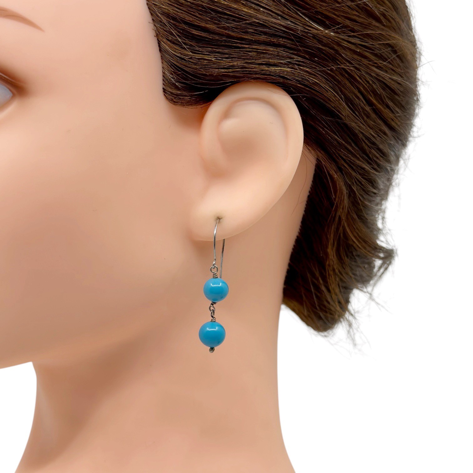sterling silver venetian glass earrings - GM6 - photo 3