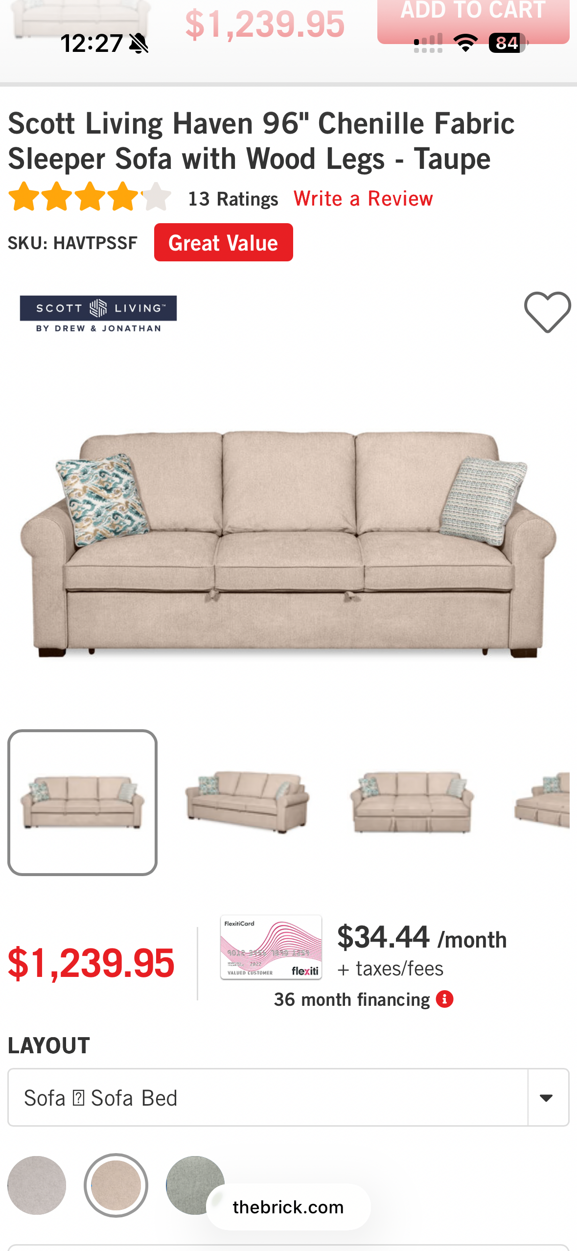 Brick Couches - Brand New - photo 2