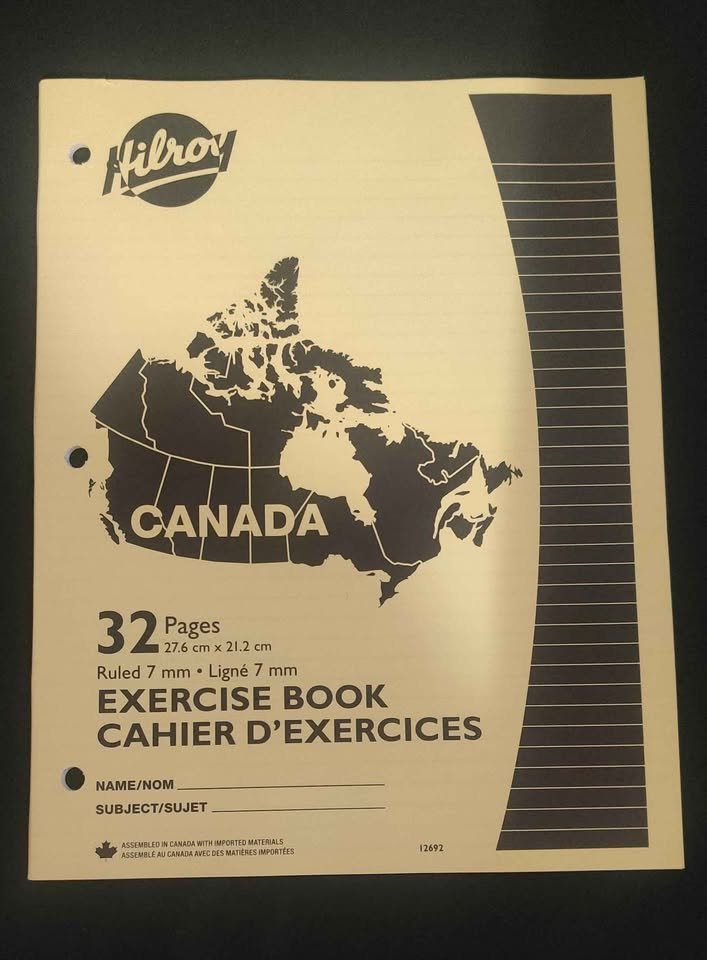 4x Hilroy 32 pages paper Exercise Book (4 books, 1 color each) - photo 3