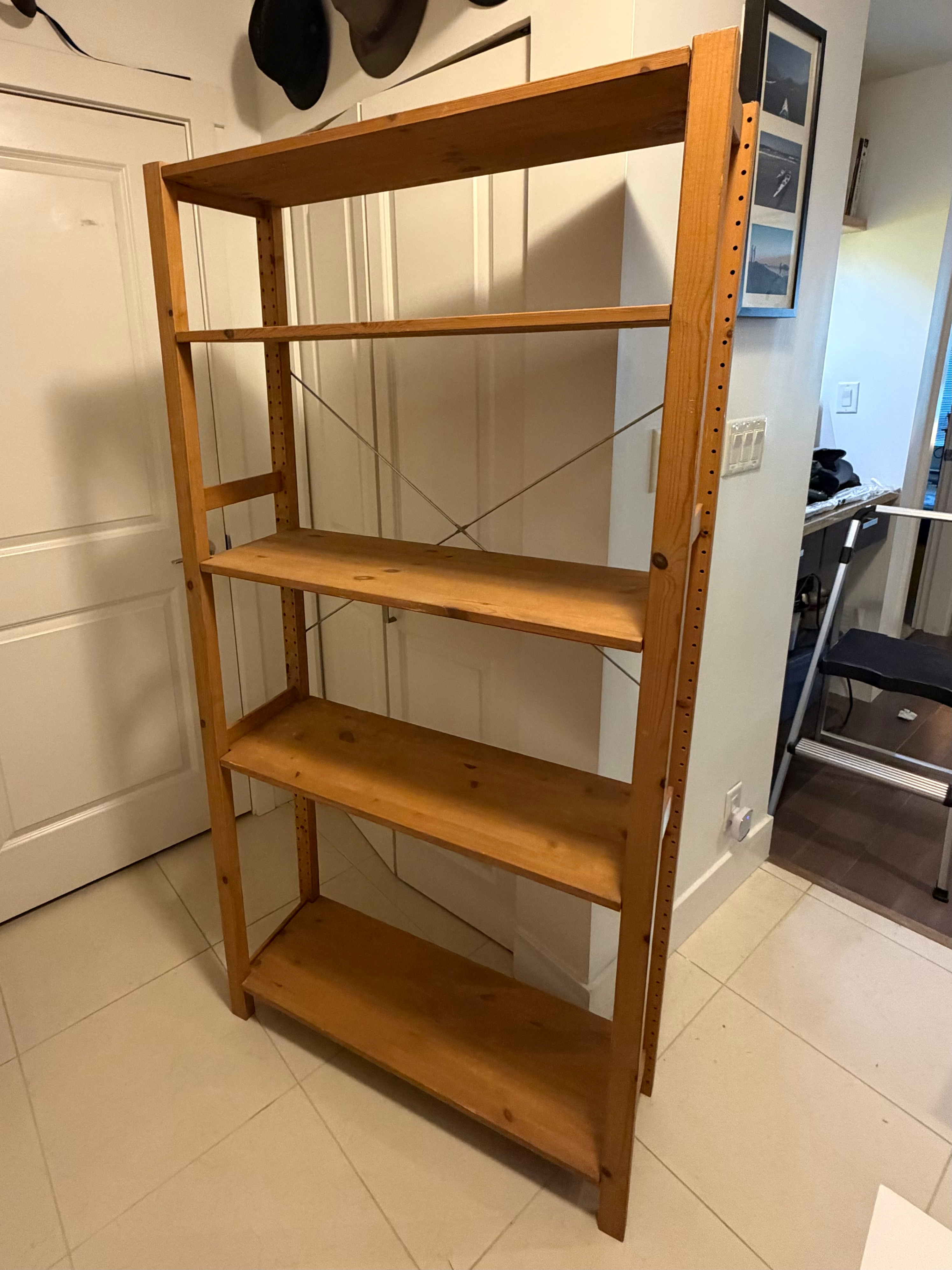 Wooden Utility Shelf