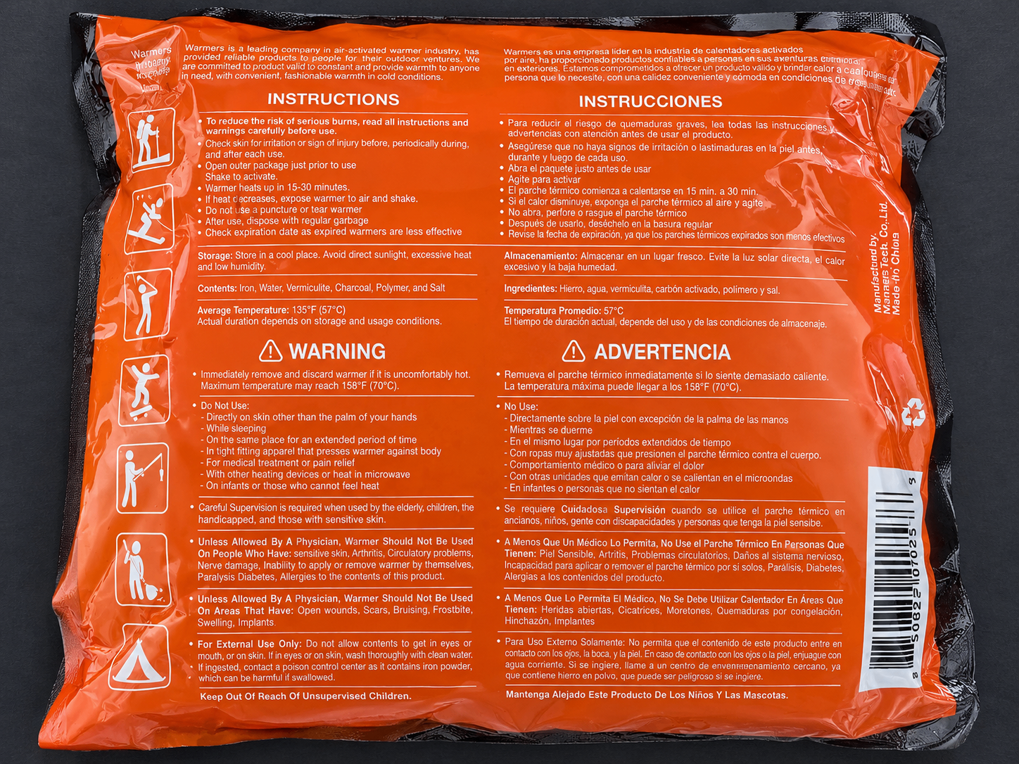 WarmSpark Air-Activated Hand Warmers (10 Pairs/Pack) - photo 3