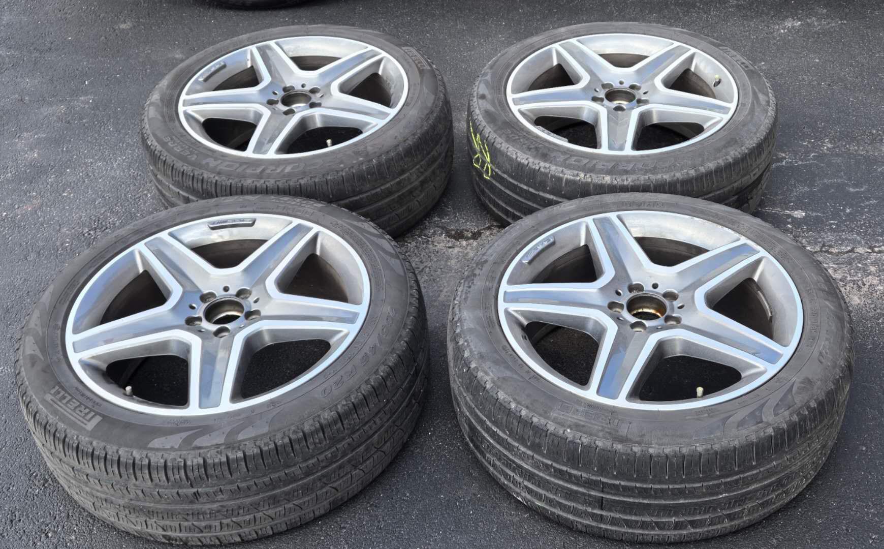 Genuine OEM Mercedes AMG 20” Wheels  – 9J×20 H2 ET57- set of 4 - photo 5
