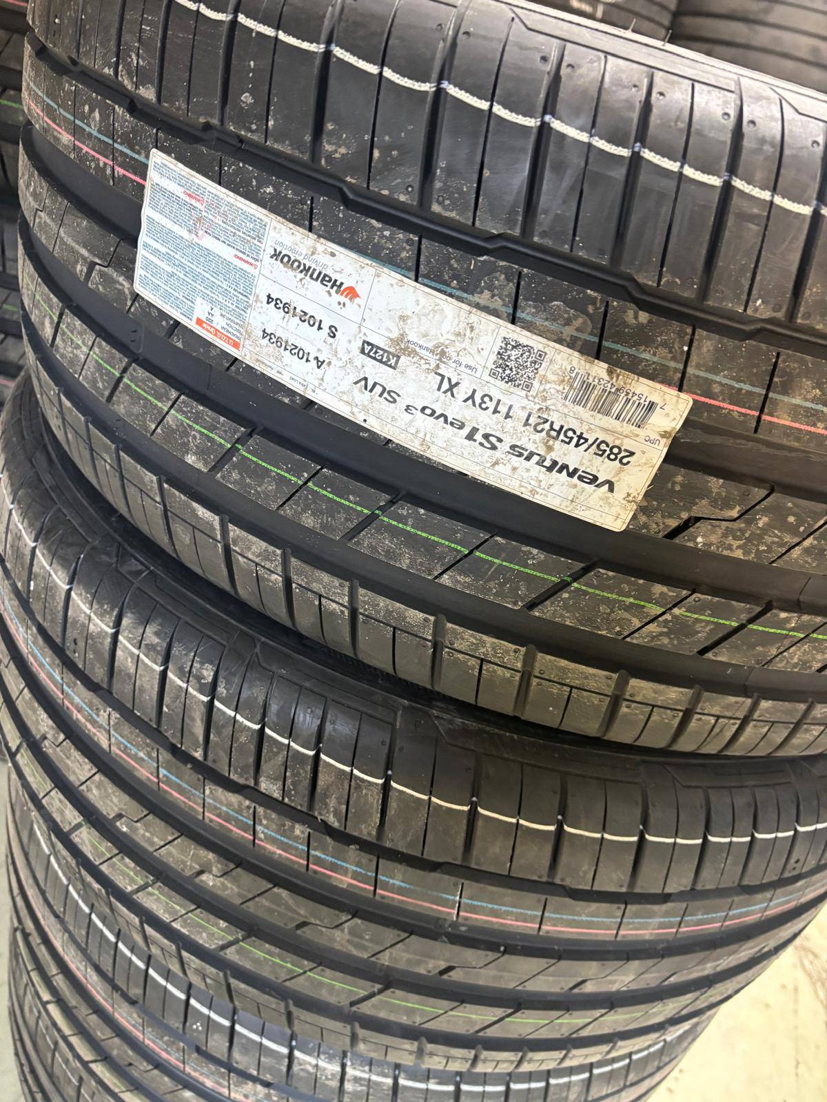 NEW 285/45/R21 Hankook Ventus–BMW X7/Q8/Q7/Range Rover/GL/GLS