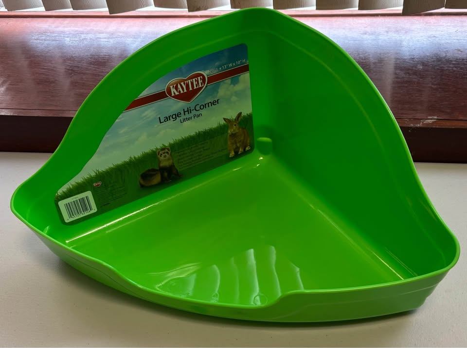 Kaytee Small Animal Hi-Corner Large Litter Pan Light Green - photo 3