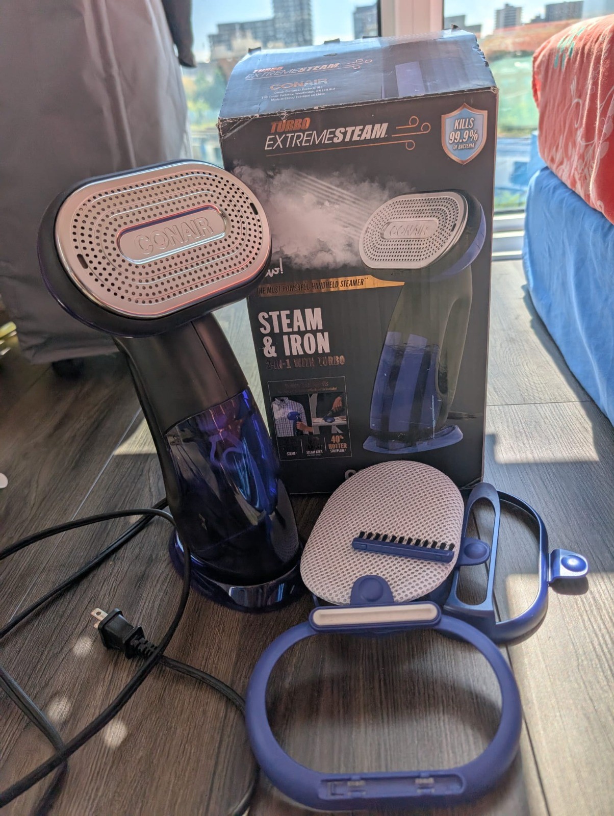 Conair Turbo Extreme Steam Handheld Steamer & Iron – Like New