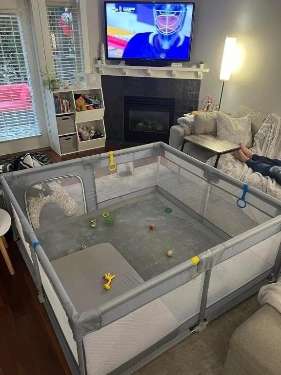 New BQKOZFIN Large Baby Playpen, 79"x71" Playpen, Soft Mesh - photo 5