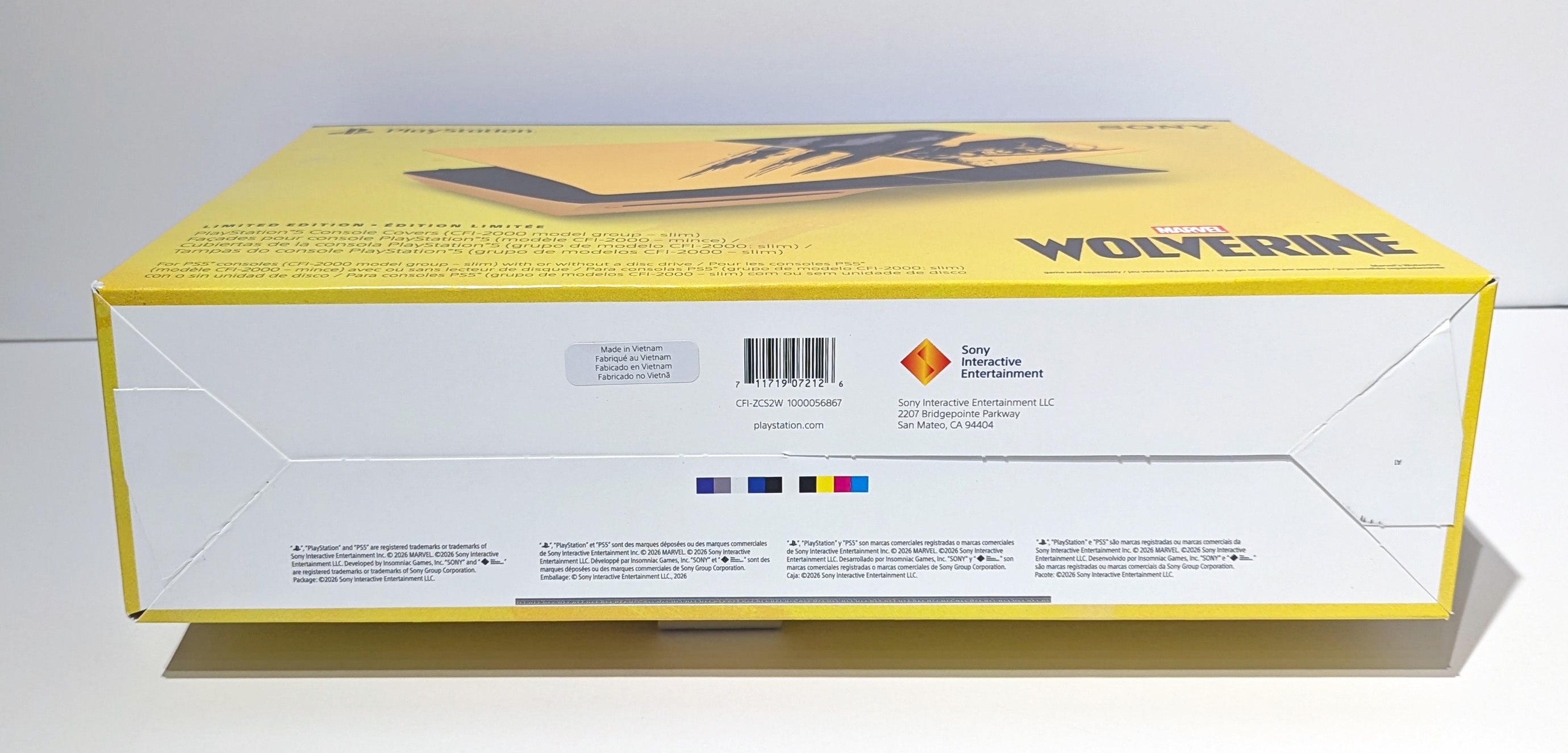 PS5 Slim Marvel's Wolverine Yellow Limited Edition Cover - NEW - photo 5