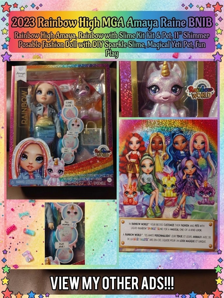 2023 Rainbow High MGA Amaya Raine Doll