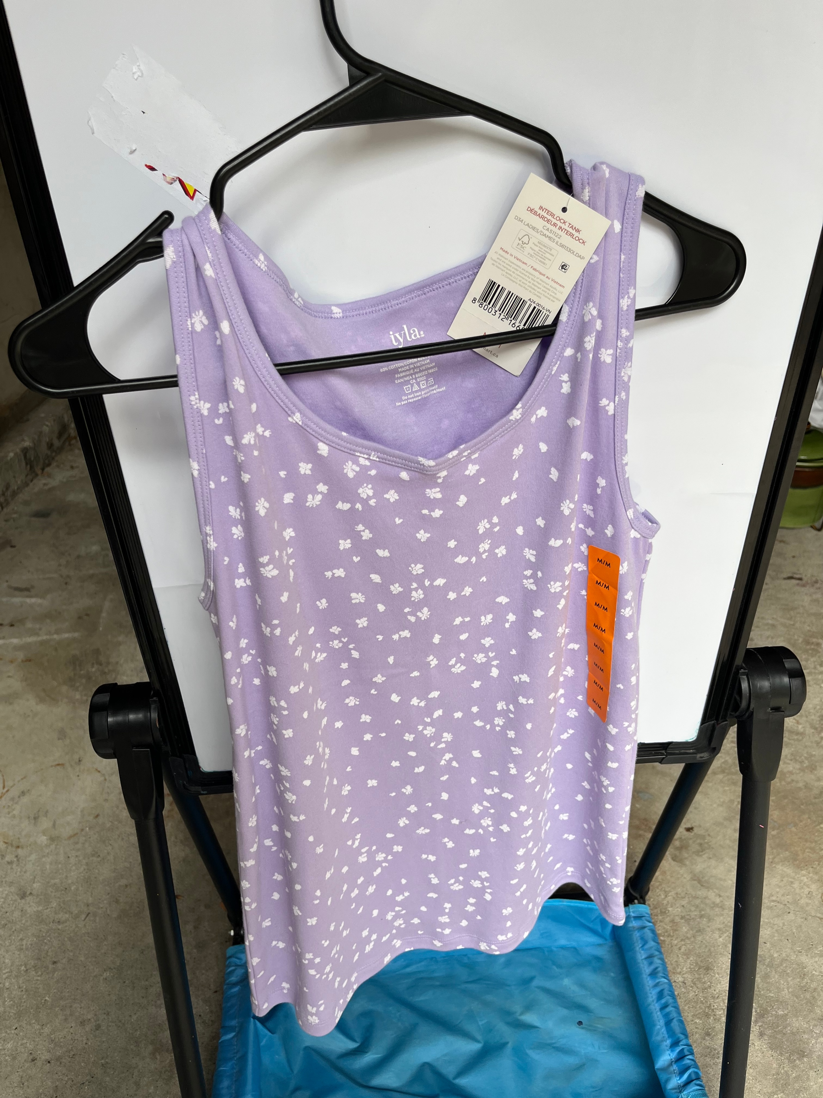 Brand New Assorted Colours Women's Tank Tops Cotton/Poly Size M - photo 3