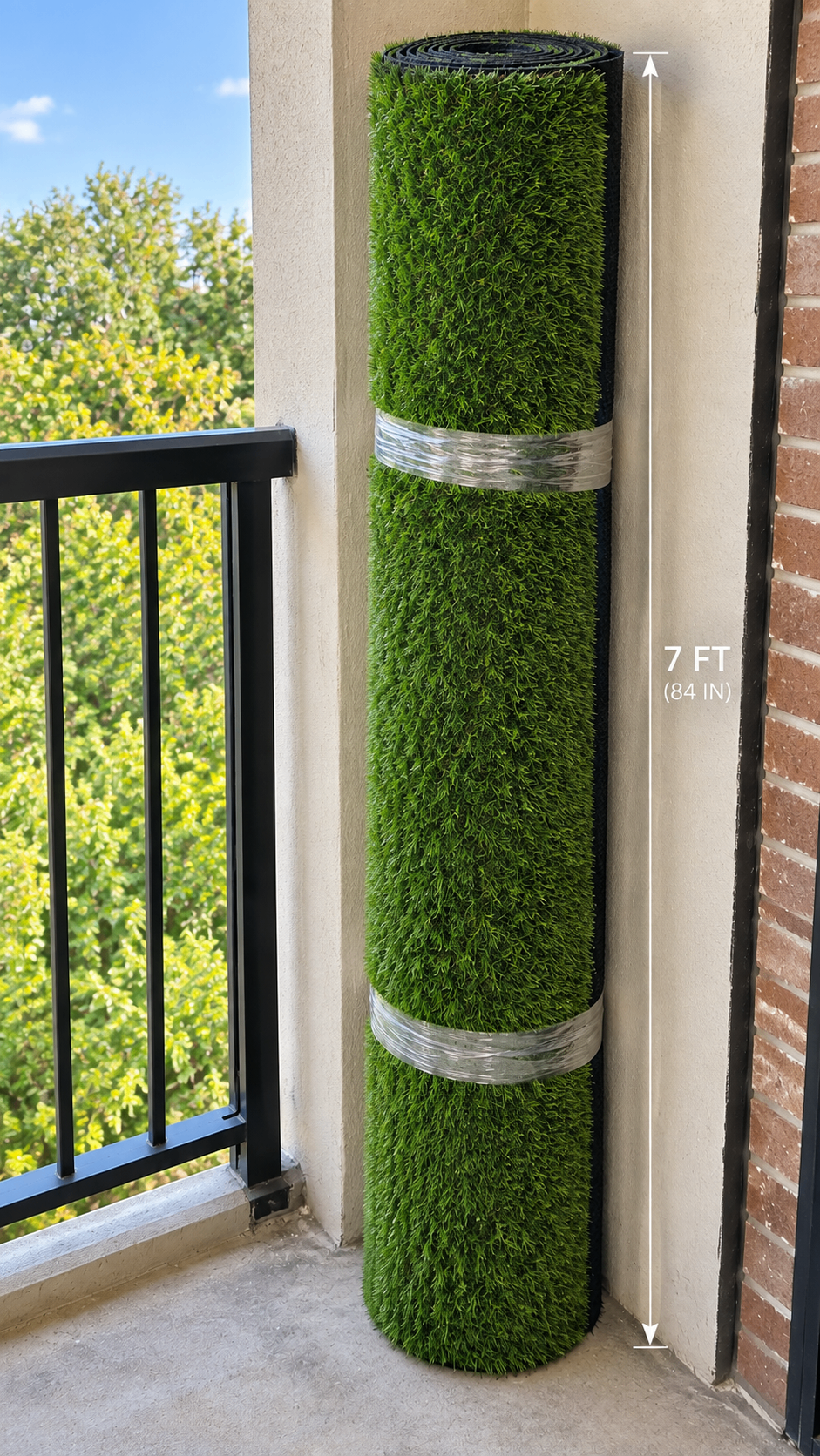Large Outdoor Artificial Grass Turf Mat Floor (7ft x 9ft) - photo 2