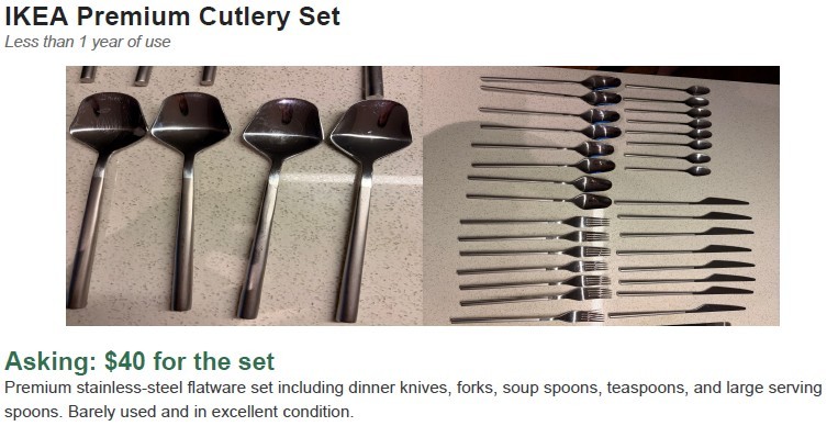IKEA Premium Cutlery Set